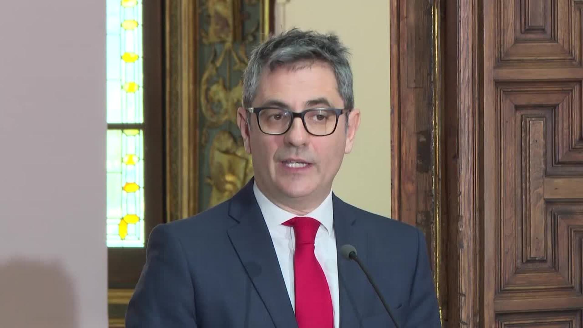 Bolaños anuncia "norma con rango de ley" para eximir de IRPF las indemnizaciones de víctimas