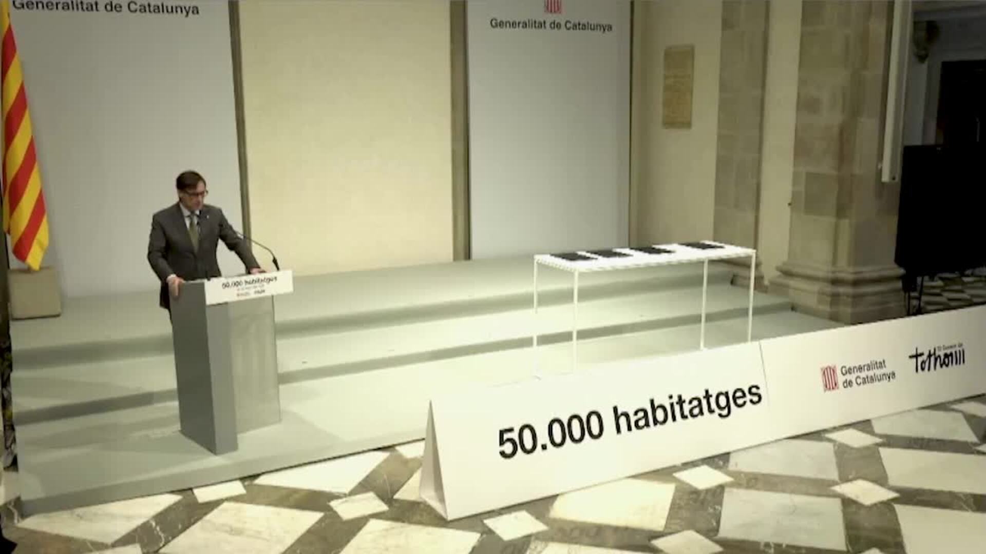 El Govern firma convenios con 31 ayuntamientos para construir 566 viviendas en solares pequeños