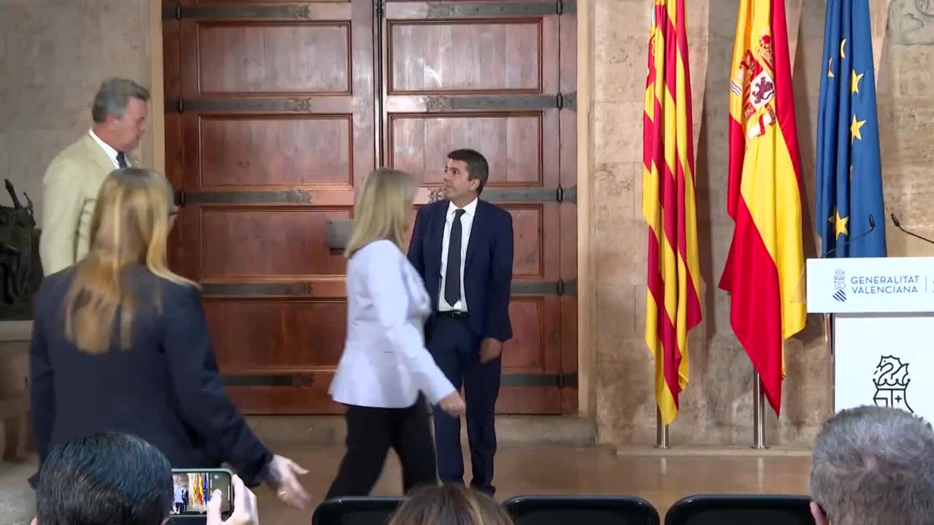 Mazón pide a la jueza de Catarroja personarse en la causa de la dana