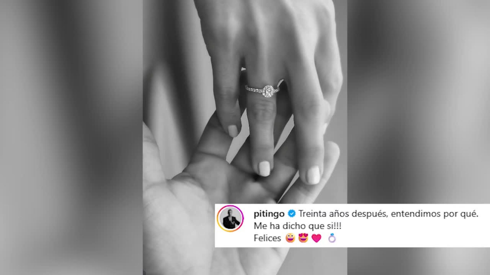 Pitingo adelanta los primeros detalles de su boda con su primer amor