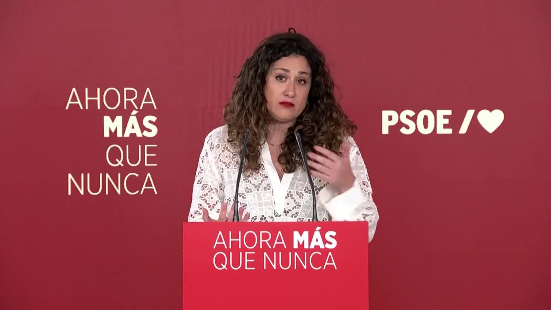 El PSOE defiende el cierre del espacio aéreo como algo "coherente" con el 'No a la guerra'