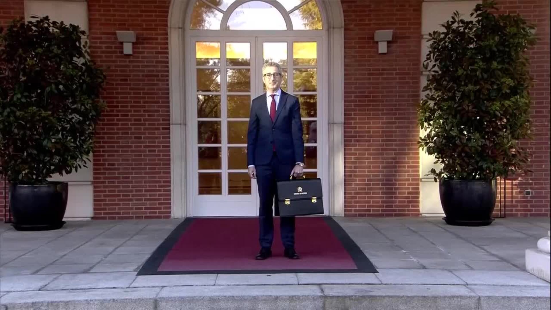 Llegada del nuevo ministro de Hacienda, Arcadi España