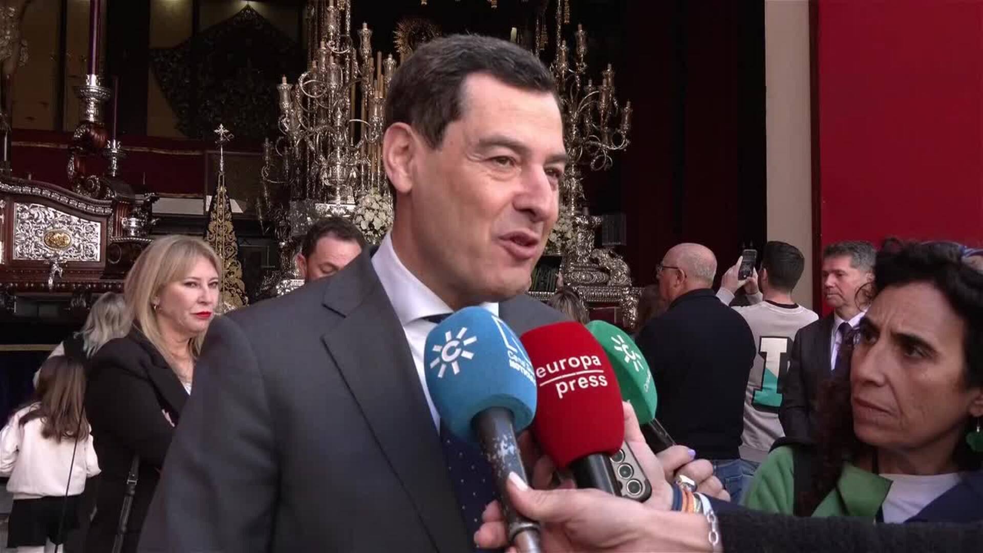 Moreno, "con mucha ilusión" de compartir "tradiciones de fe y cultura" como la Semana Santa