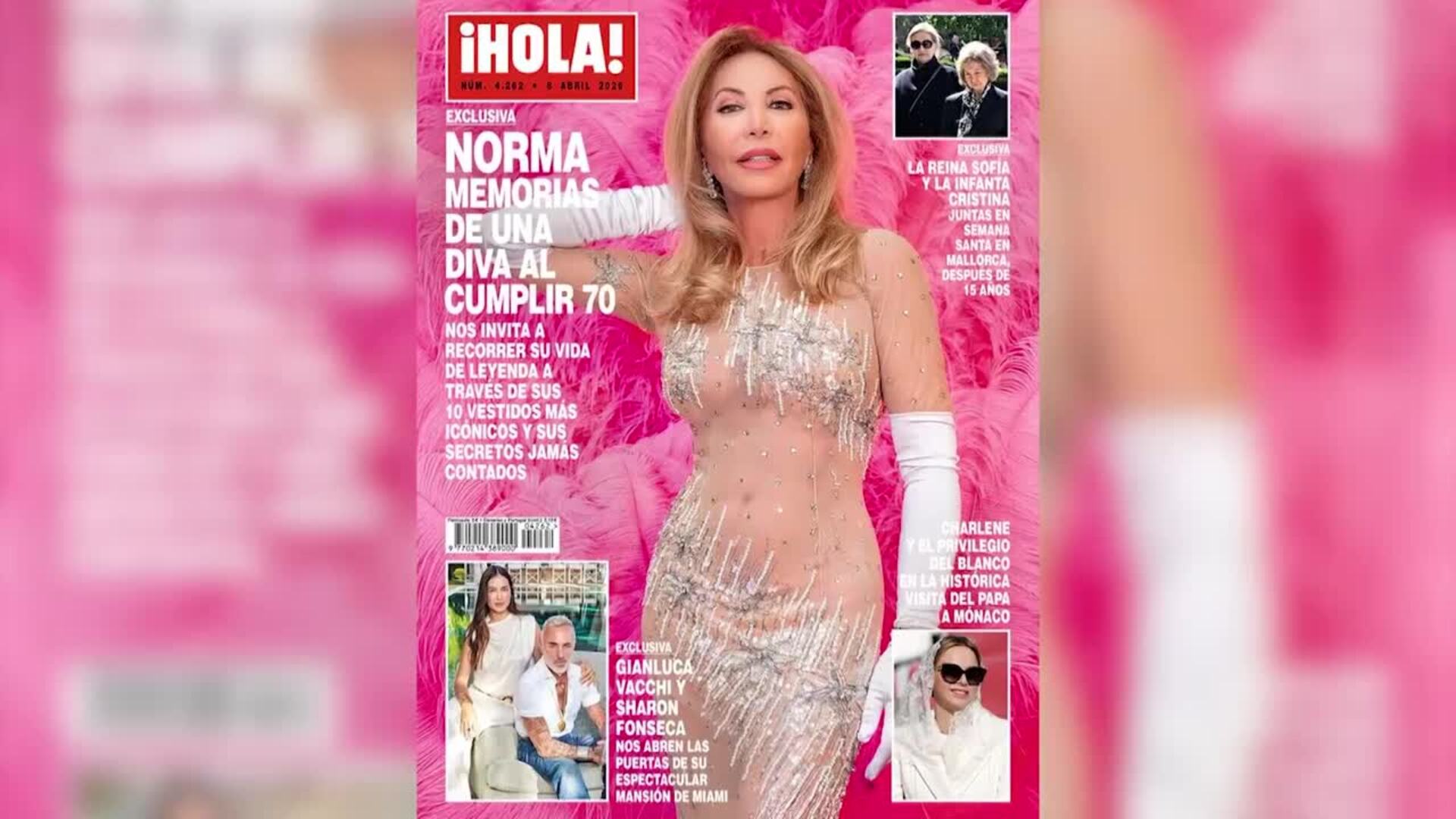 Norma Duval protagoniza este miércoles la portada de la revista Hola