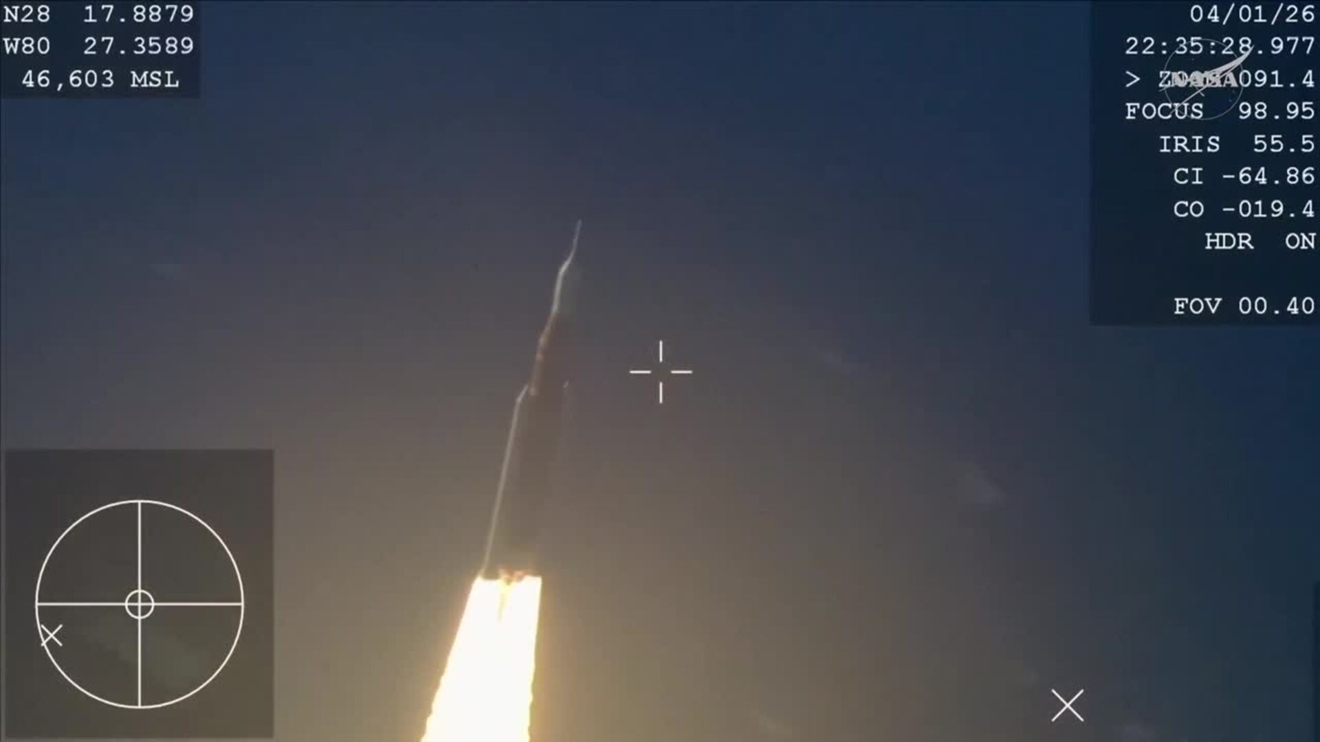 Así ha despegado el Artemis II a la Luna
