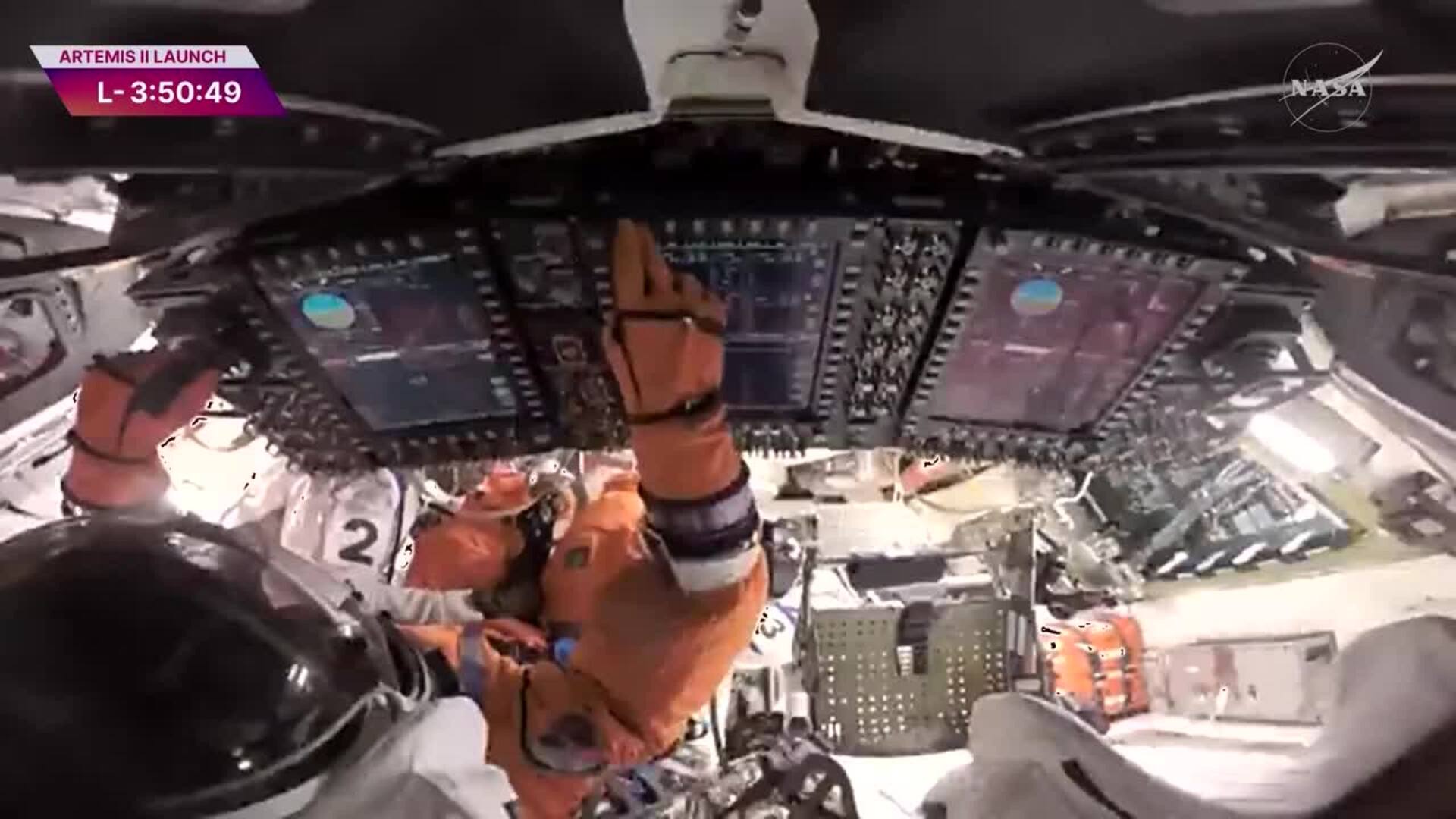 Así ha sido el encendido del motor de Orión durante 43 segundos en la misión Artemis II