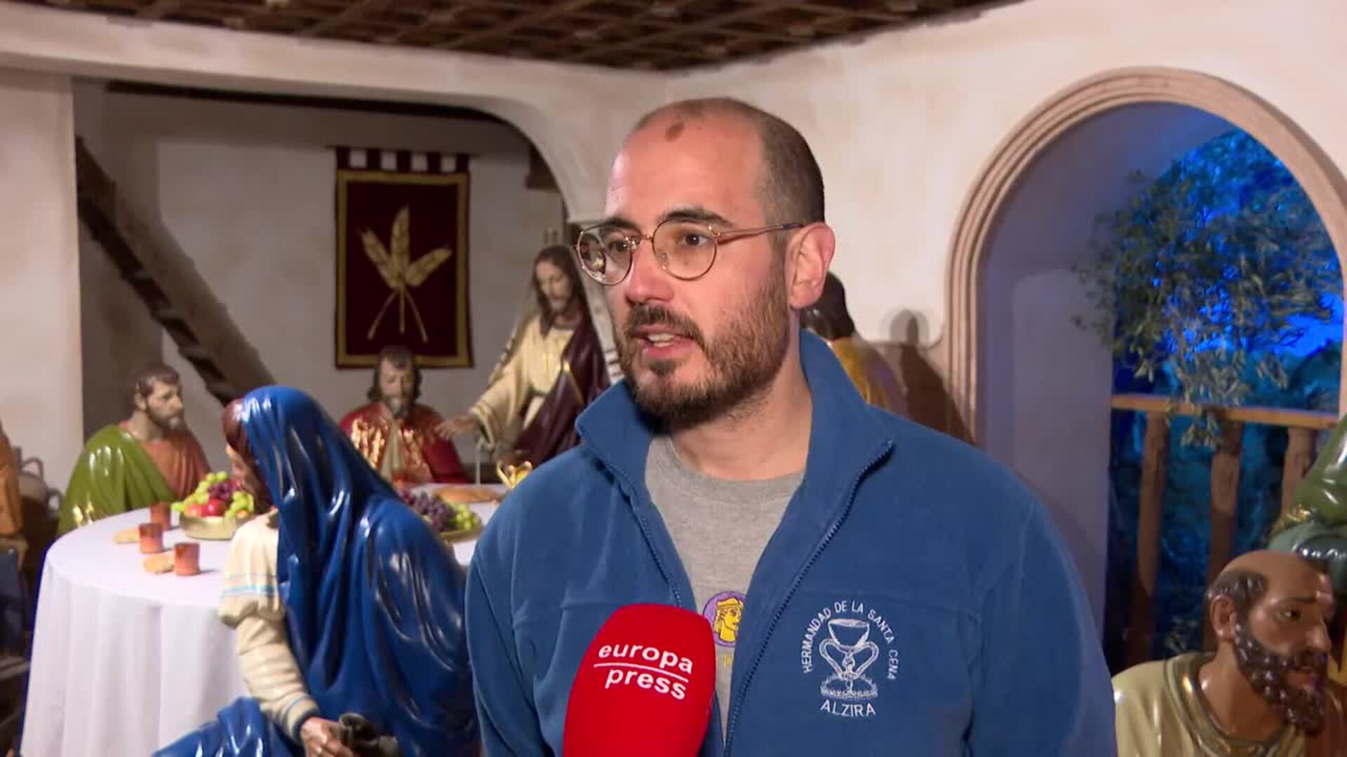 Se exhibe una recreación en tamaño natural de la Semana Santa en Alzira
