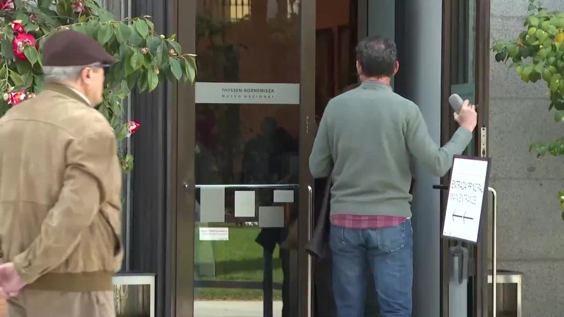 El Museo Thyssen se llena de visitantes este Viernes Santo