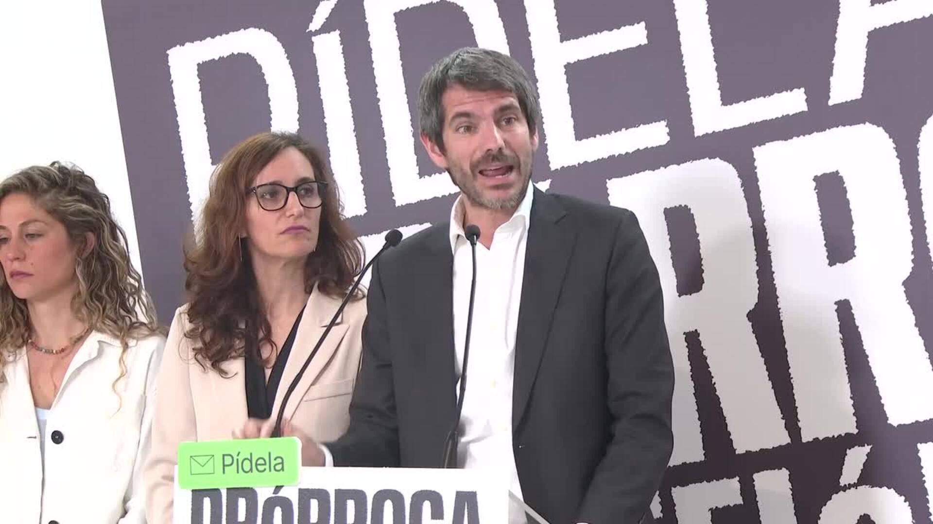Sumar impulsa una ronda para pedir a los grupos, PP incluido, que apoyen prórroga de alquileres