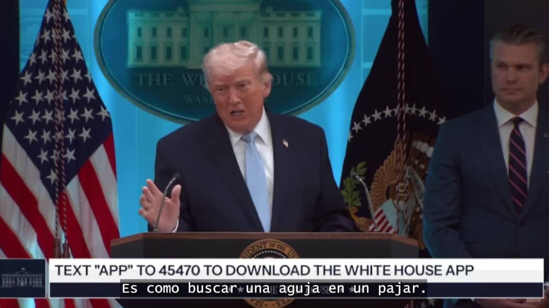 Trump recuerda su ultimátum y subraya que "Irán puede ser arrasado en una noche"