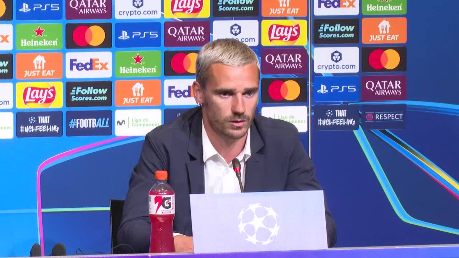 Antoine Griezmann: "Para mí es un honor, un orgullo y un placer poder jugar para el 'Cholo'"