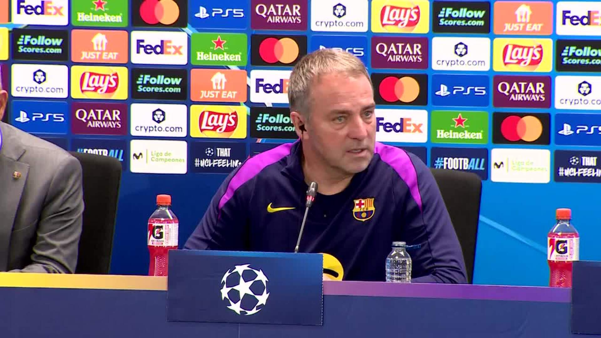 Hansi Flick: "Va a ser un partido diferente al de Liga, esto es la Champions"