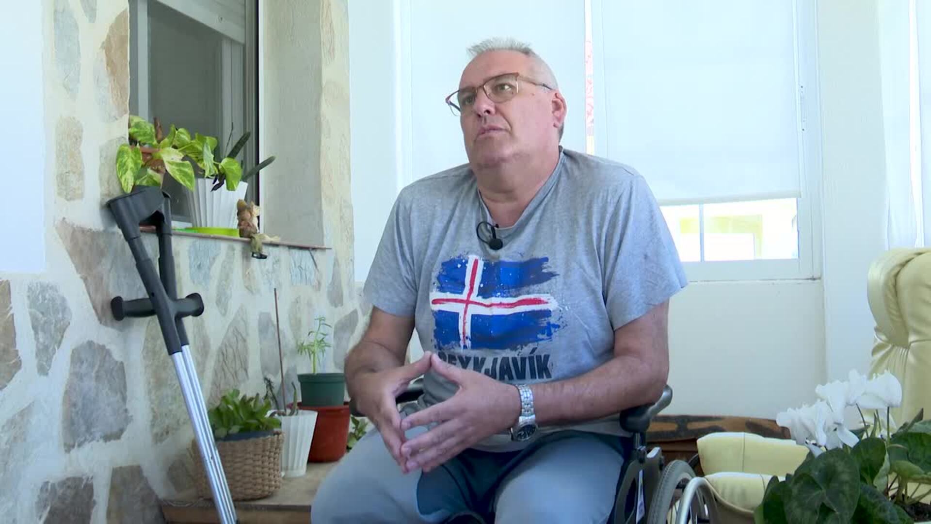 'Pasky', 54 años y portero del BM Ciudad Imperial, sufre la amputación de su pierna