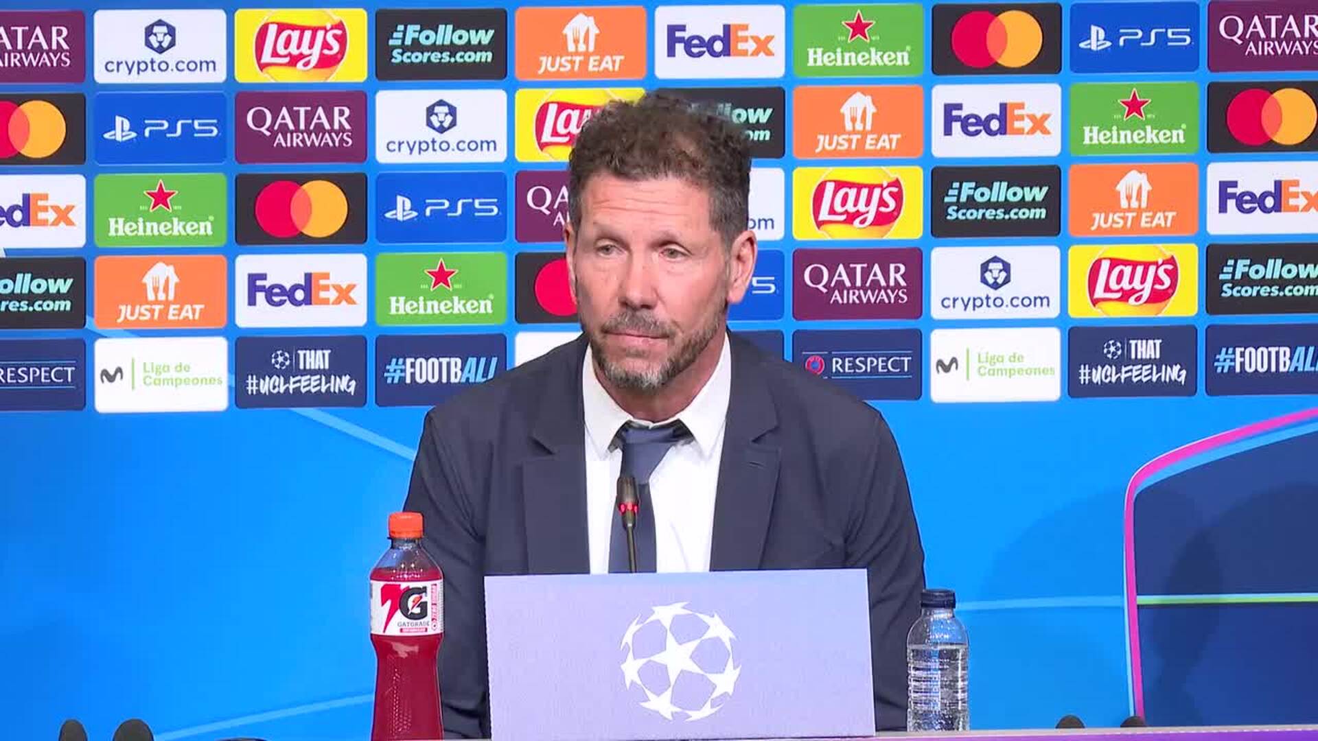 Simeone: "Necesitamos seguir adelante y no importa quién esté delante"