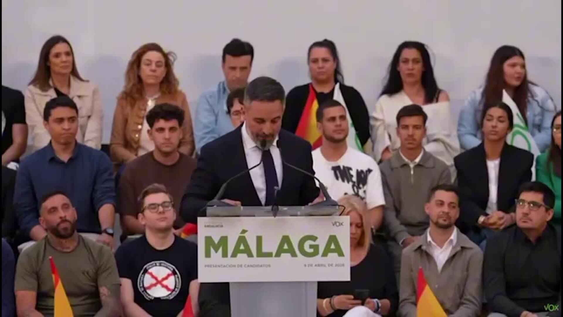 Abascal dice que el PP "ha robado el cambio en Andalucía" con "las mismas políticas que PSOE"