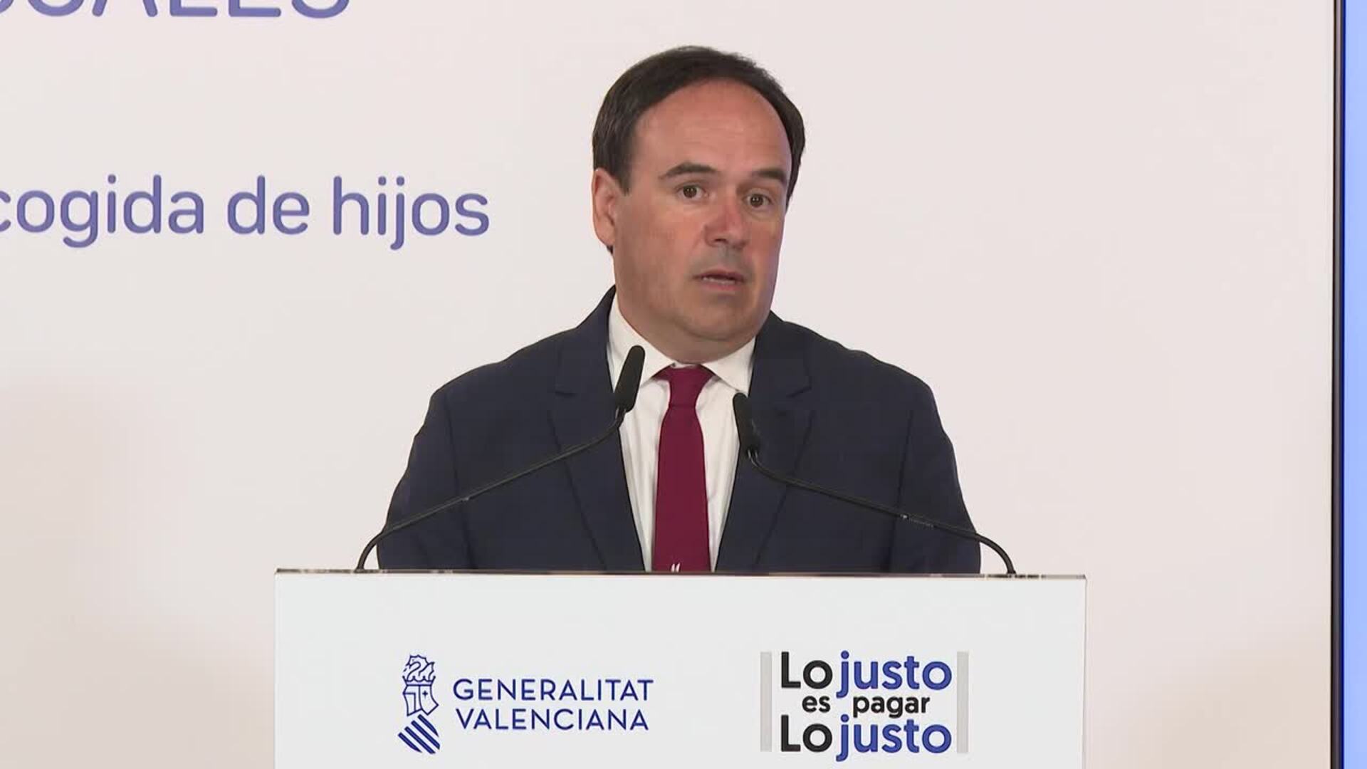 Llorca exige a la AEAT aplicar "cuanto antes" las nuevas deducciones de la Generalitat