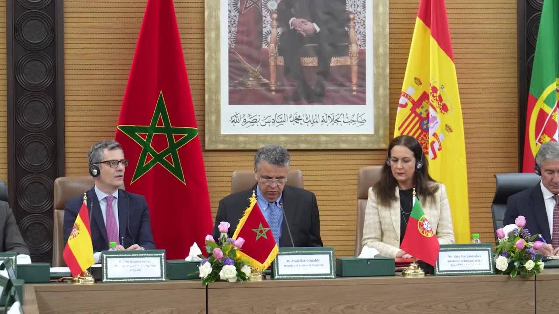 España, Portugal y Marruecos firman un memorando de cooperación judicial por el Mundial 2030
