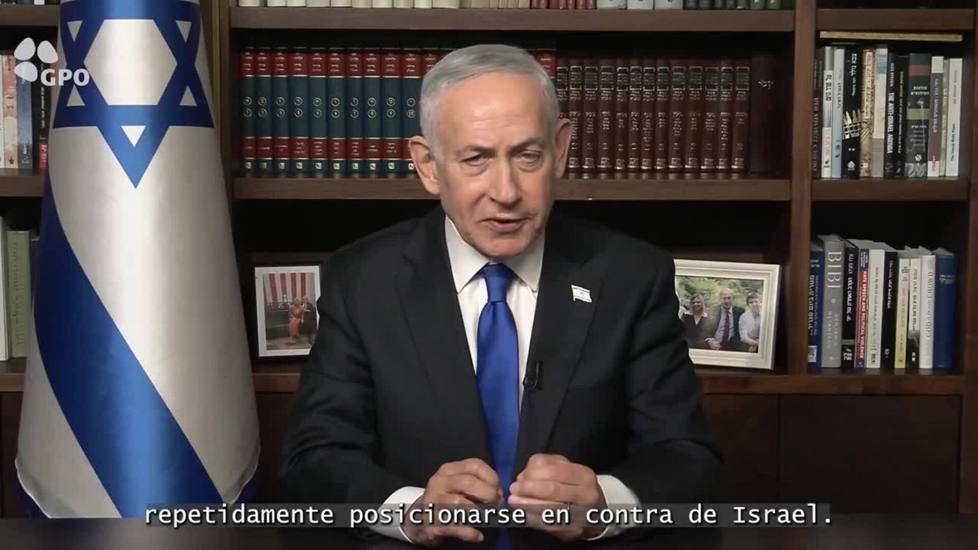 Netanyahu acusa a España de librar una “guerra diplomática” contra Israel