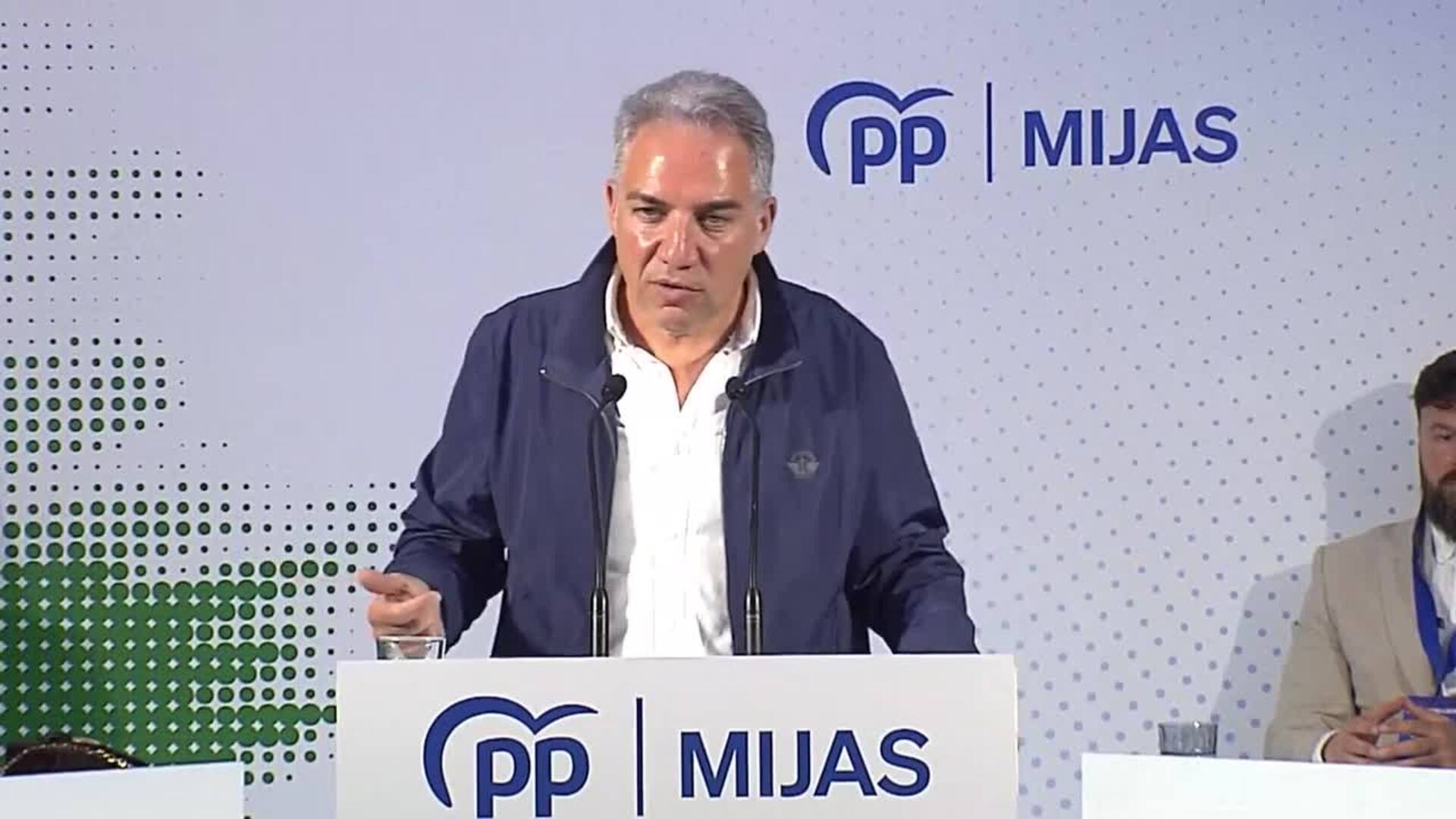 Bendodo dice que Sánchez es "la tomadura de pelo internacional permanente"