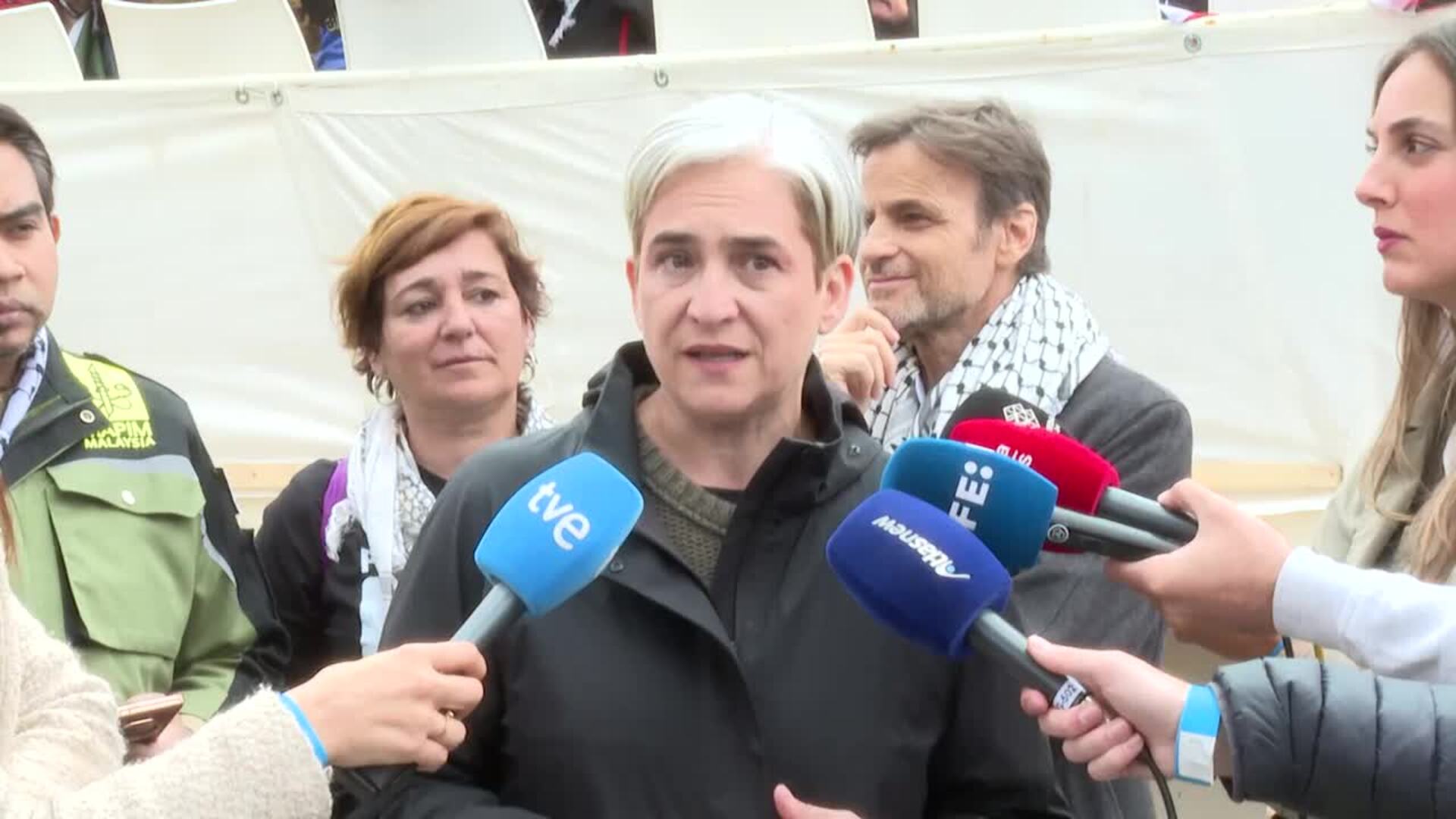 Ada Colau: "El gobierno criminal y genocida de Israel está poniendo en peligro a la humanidad"