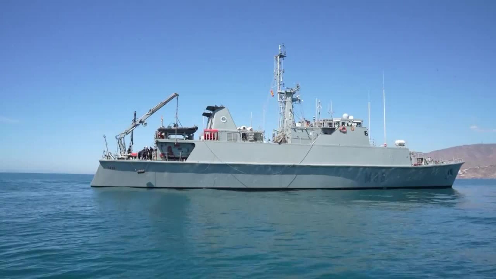 La Armada prueba drones y vehículos remotos para vigilar el lecho marino