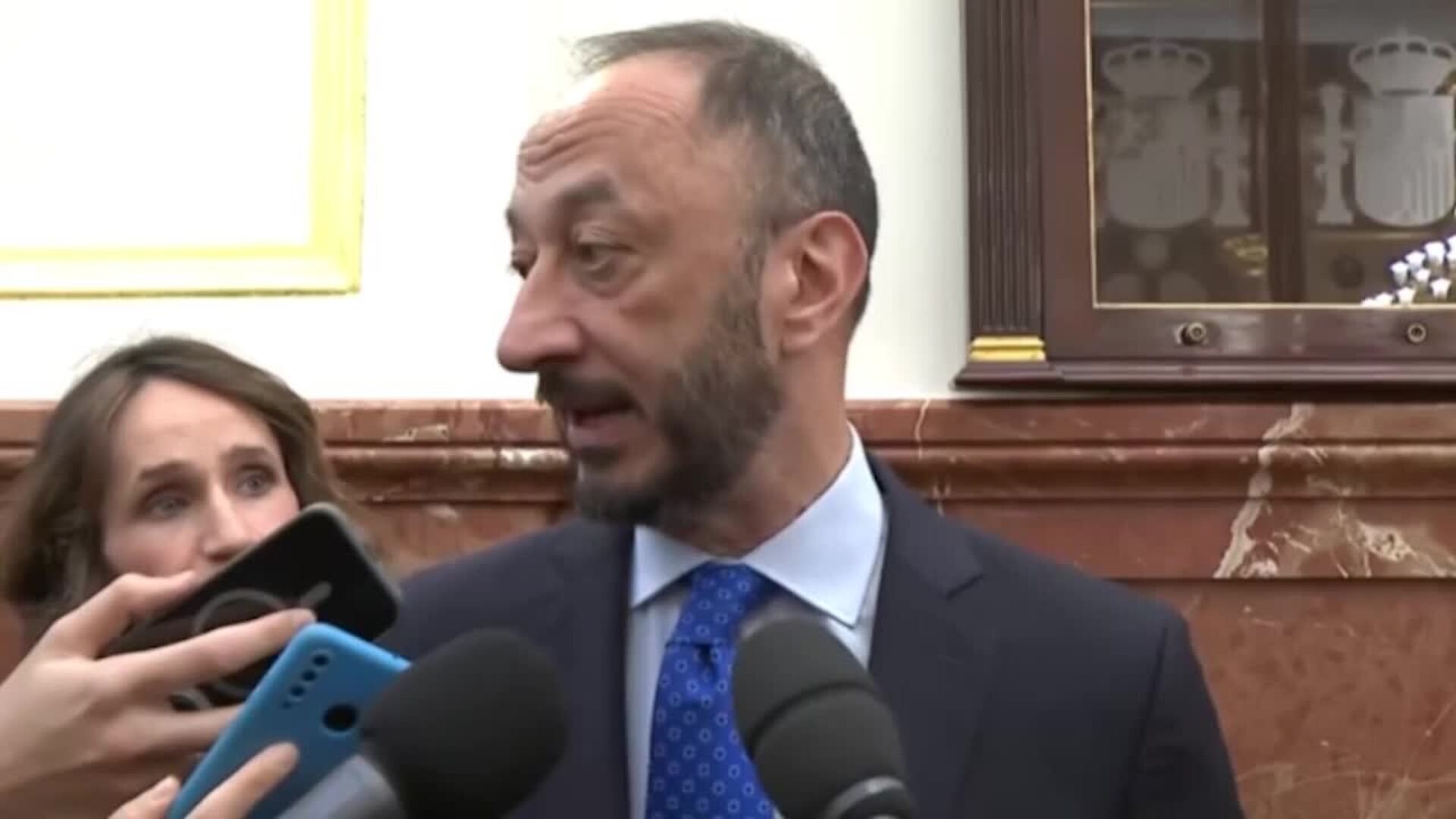 El diputado de Vox expulsado ayer del Congreso estará "en principio" expulsado esta semana