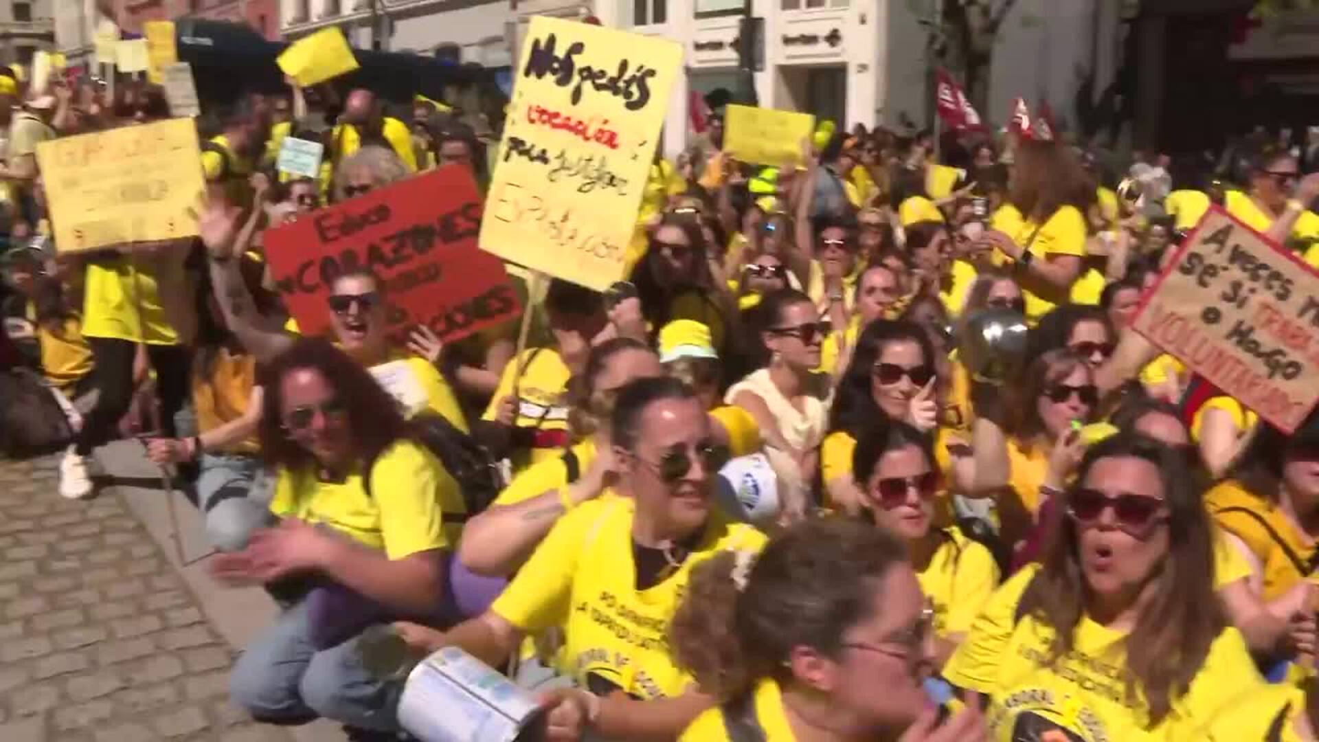 Escuelas infantiles vuelven a protestar por mejoras salariales y bajada de ratios