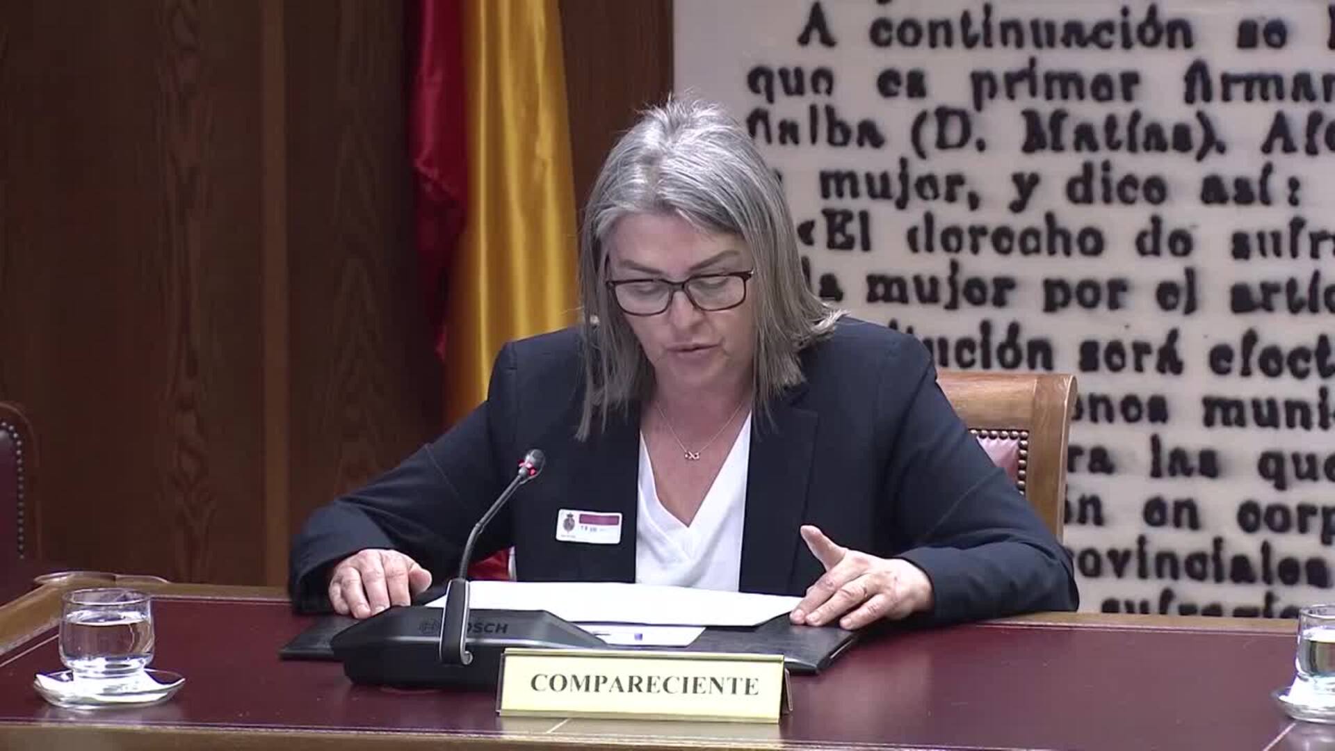 Esposa de Cerdán rechaza declarar en el Senado alegando que su marido está siendo investigado