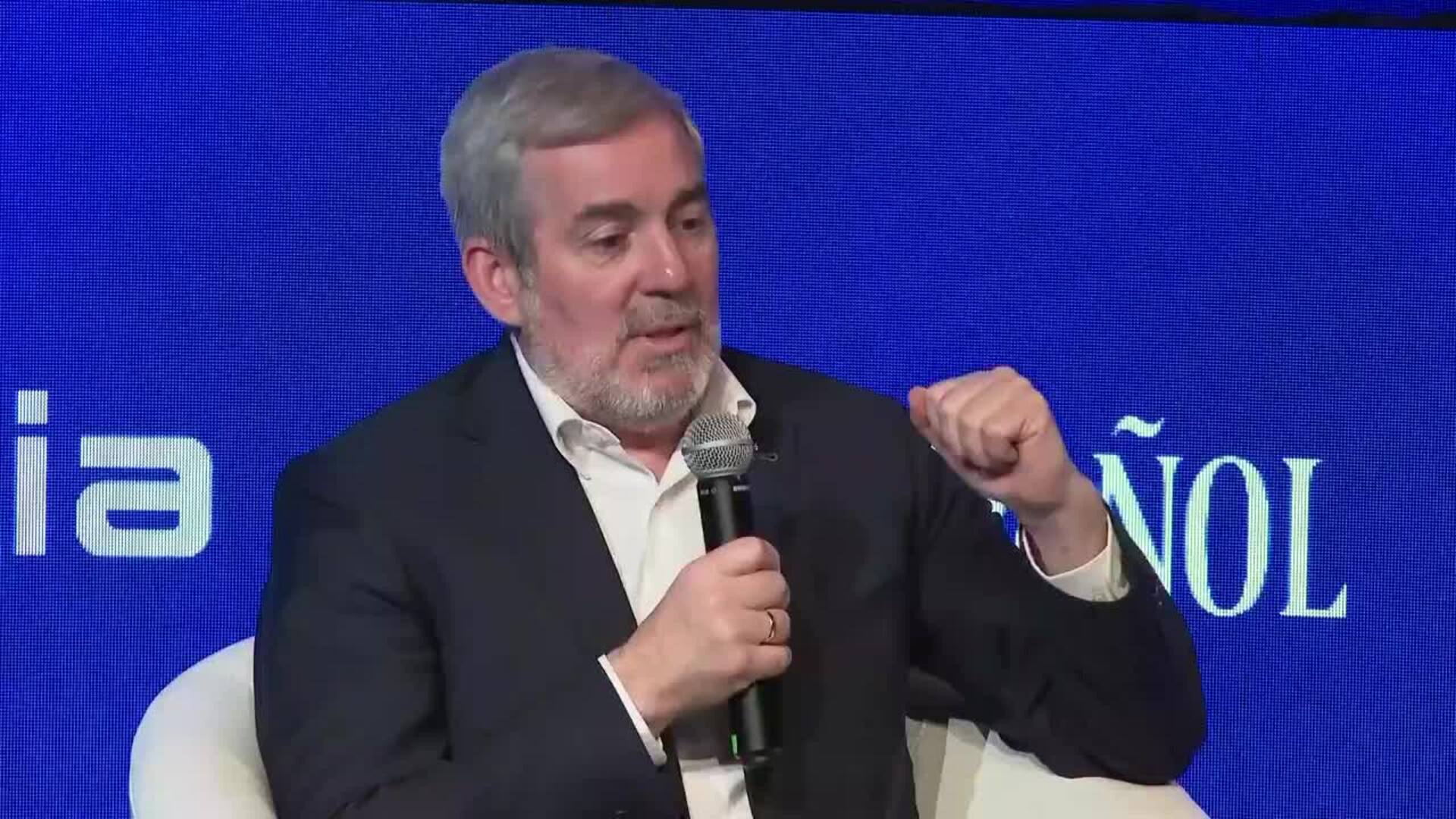 Clavijo asegura que España y Europa "no han estado a la altura" en materia migratoria