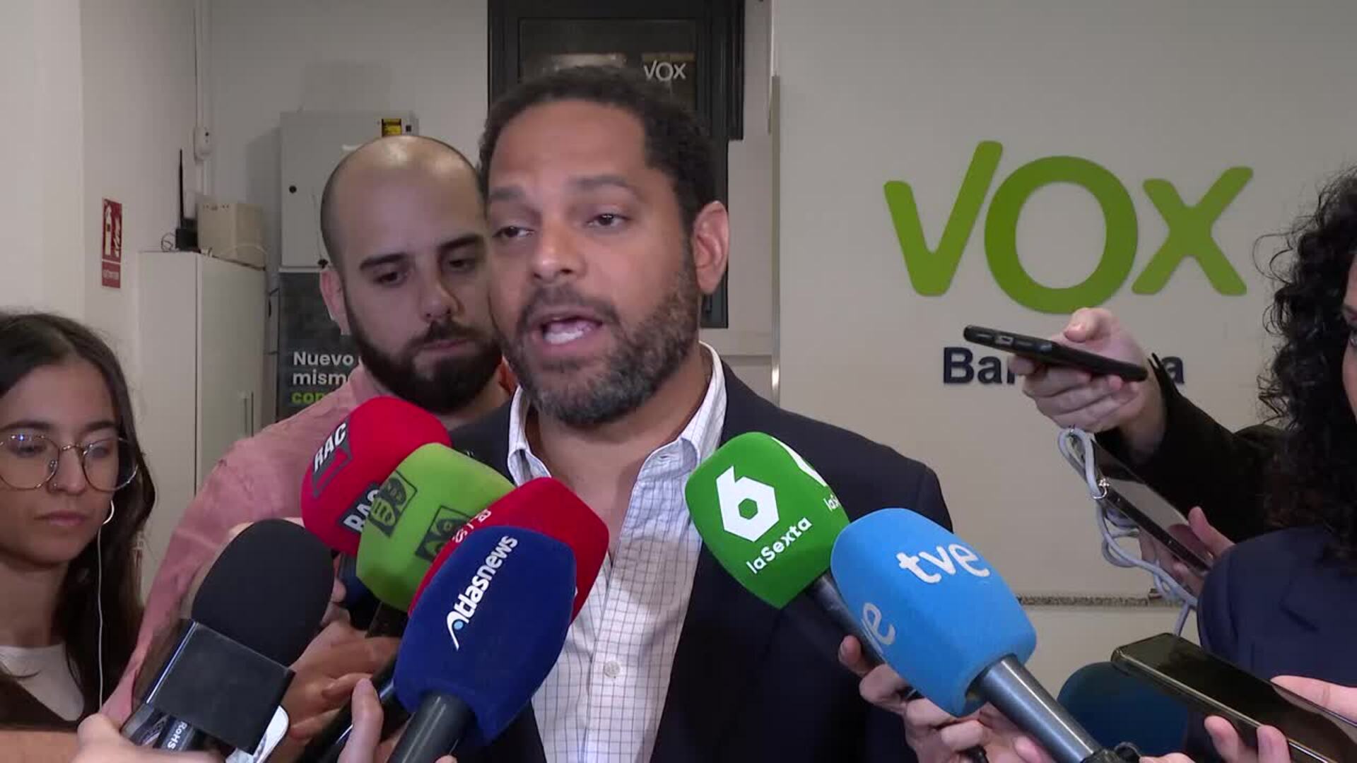 Garriga (Vox) agradece a Guardiola el pacto en Extremadura y destaca la "prioridad nacional"