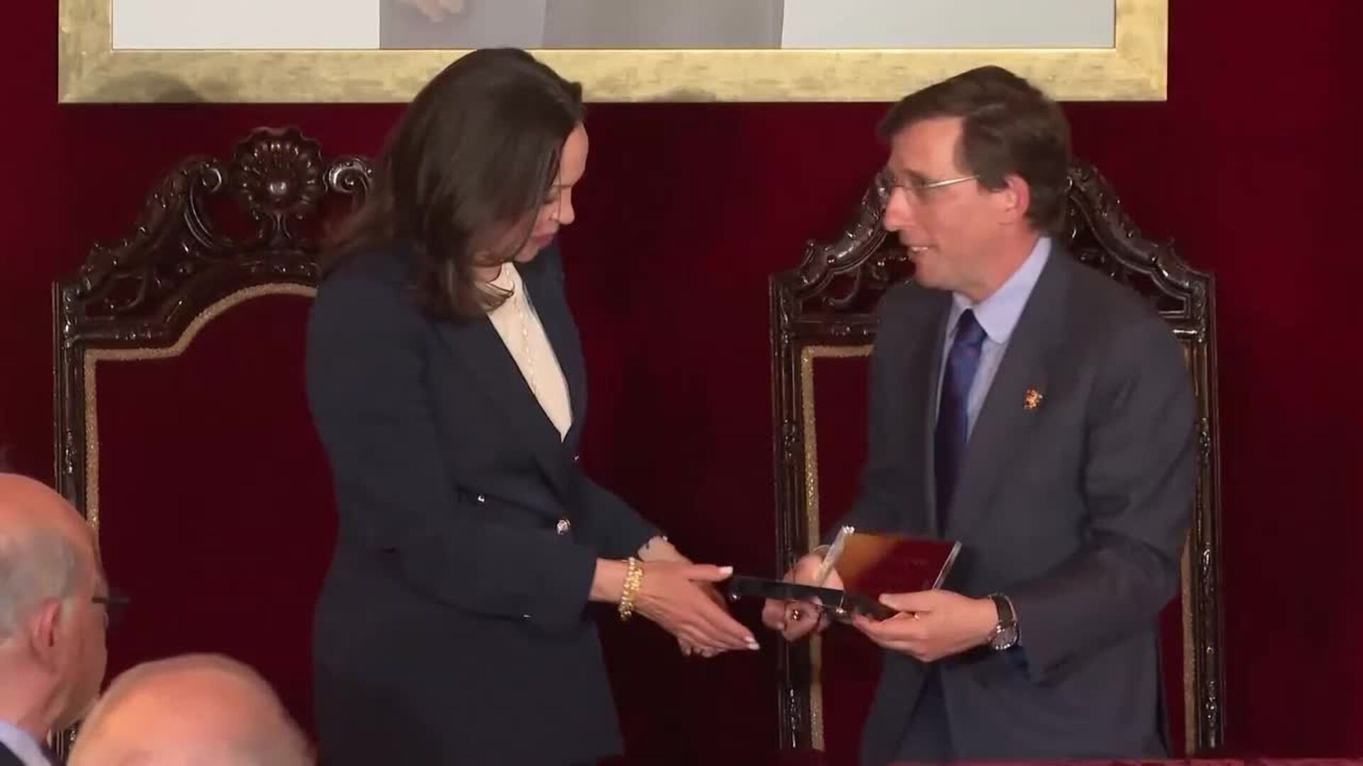 Corina Machado recibe la Llave de Oro de la ciudad de Madrid