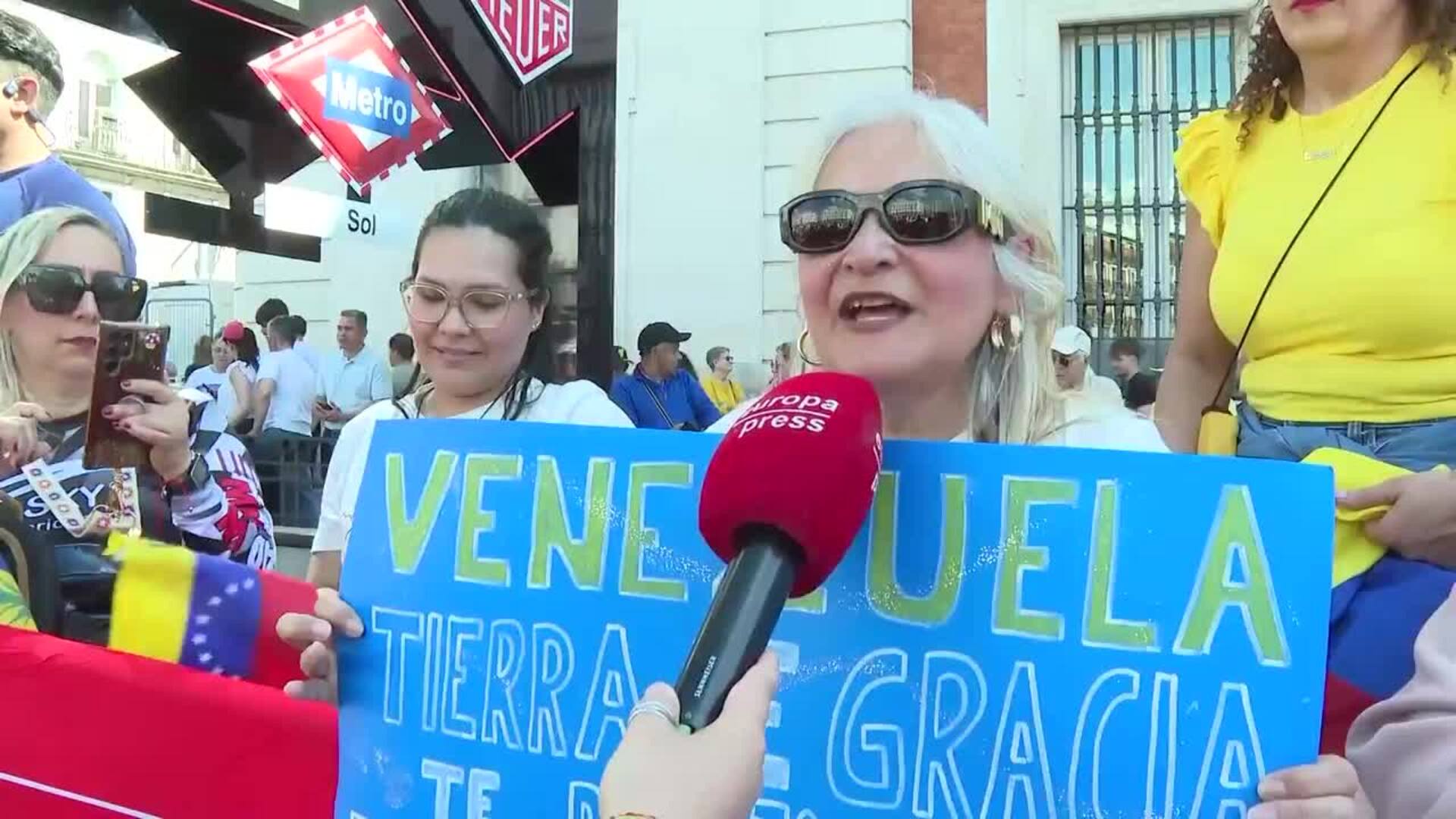 Venezolanos en Madrid señalan que María Corina Machado es "la esperanza que habían perdido"