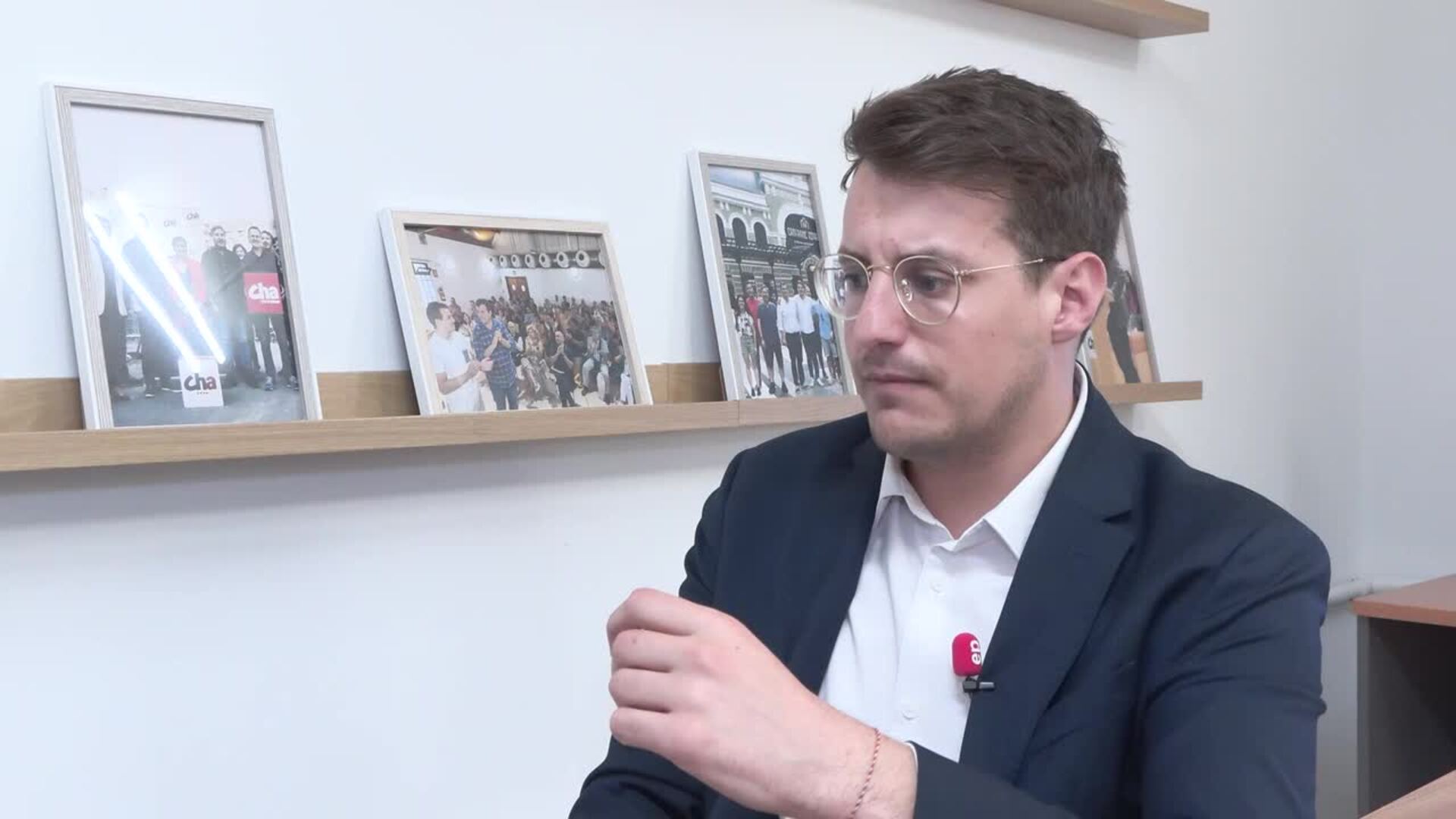 Pueyo (CHA) dice que a su partido le toca hacer oposición "muy fuerte" a Azcón