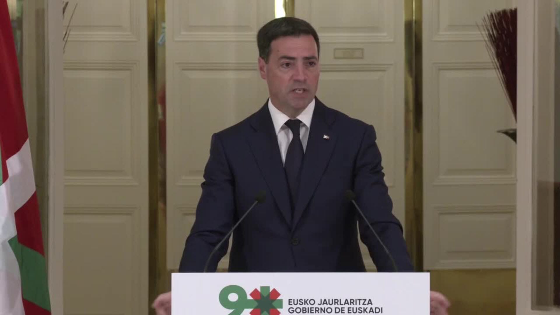 Gobierno Vasco defiende, en su 90 aniversario, unidad, democracia, acuerdo y autogobierno