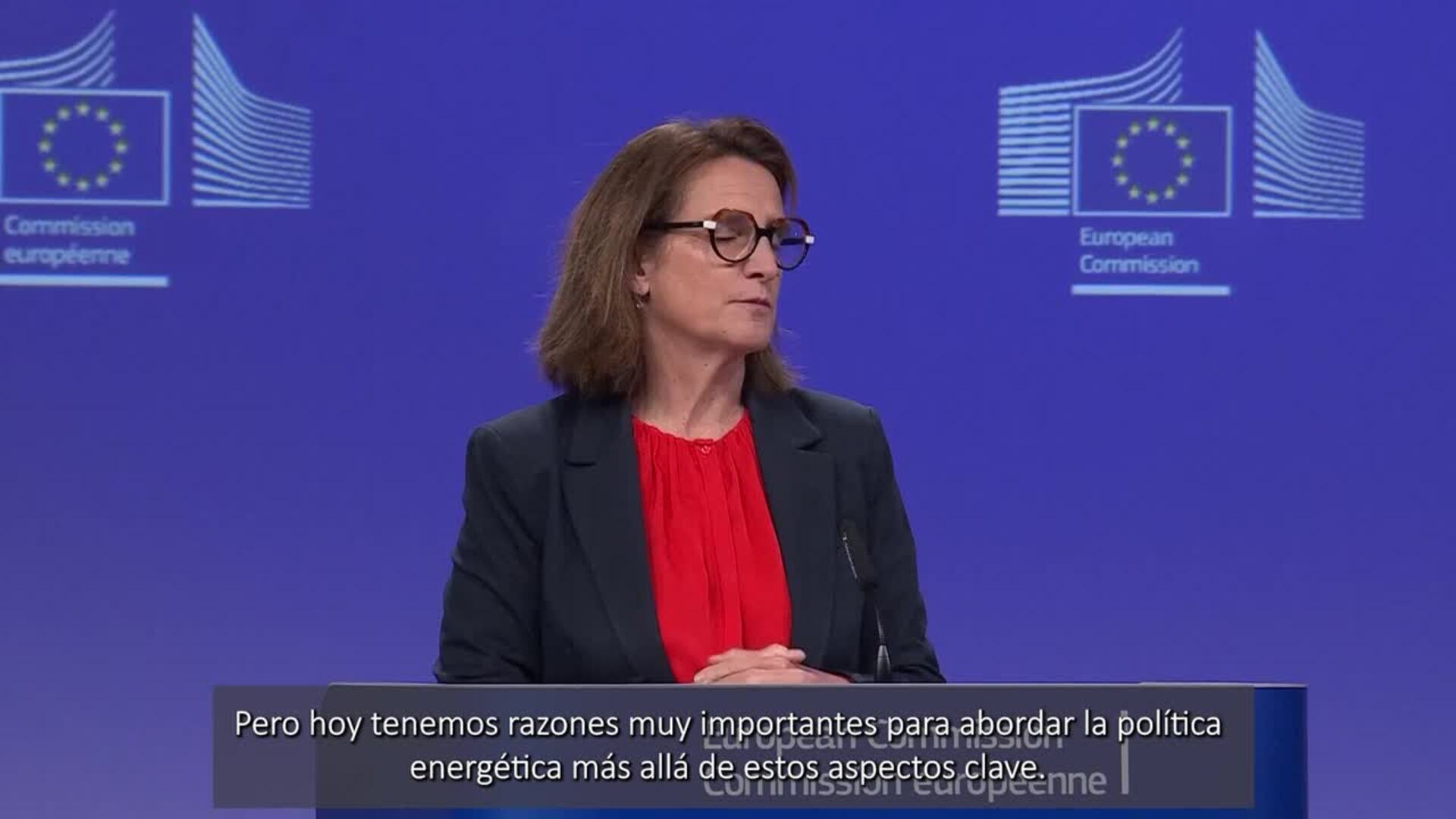 Teresa Ribera defiende que "la energía no puede utilizarse como instrumento de dominación"