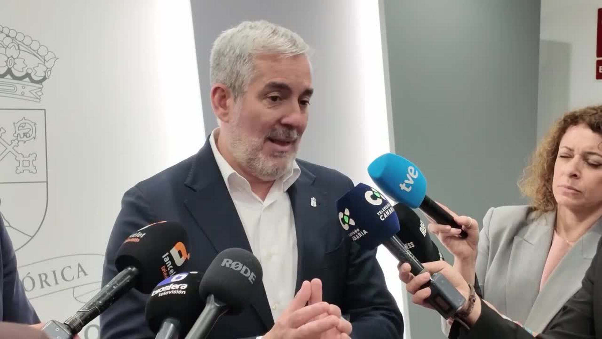 Clavijo asegura que el acuerdo de Extremadura y Aragón contra menores migrantes es "ilegal"