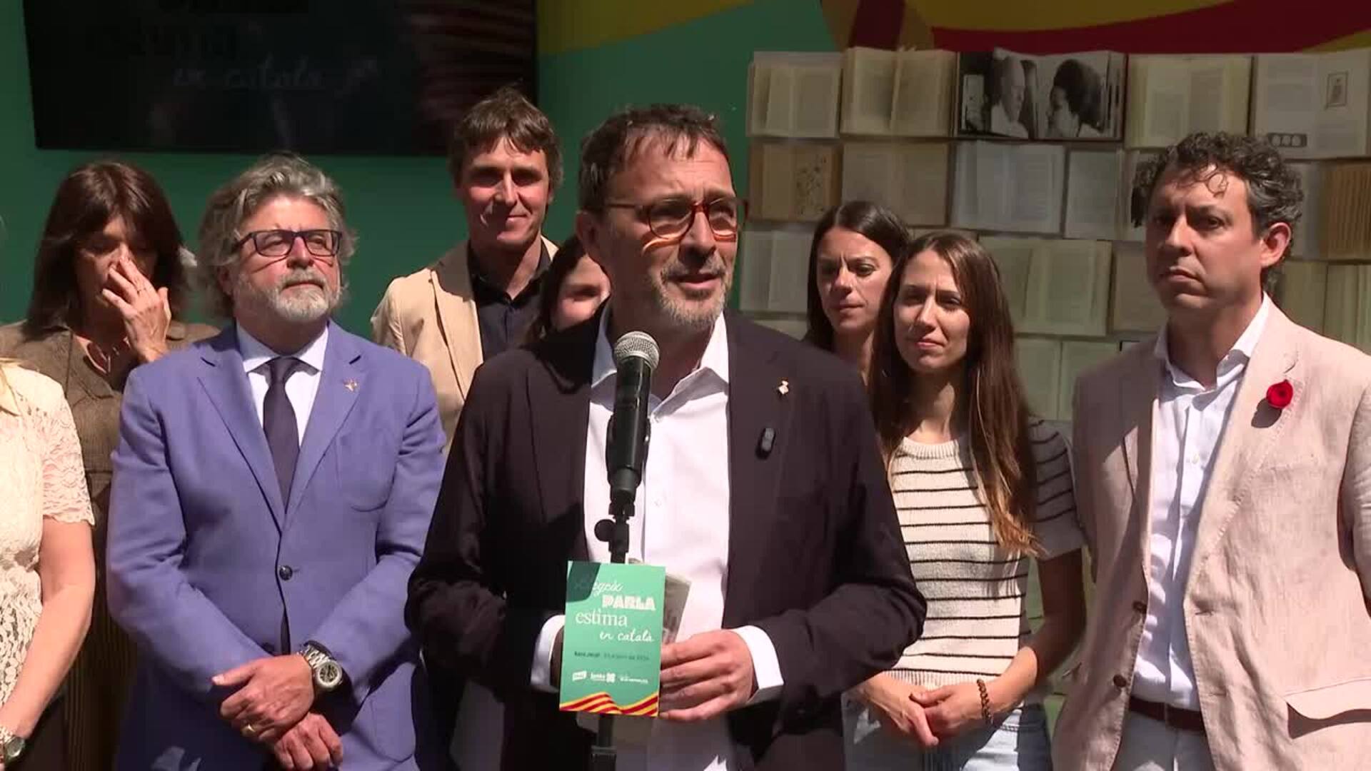 Rius (Junts) ve una "ola de desacomplejamiento españolista" de Illa contra el catalán
