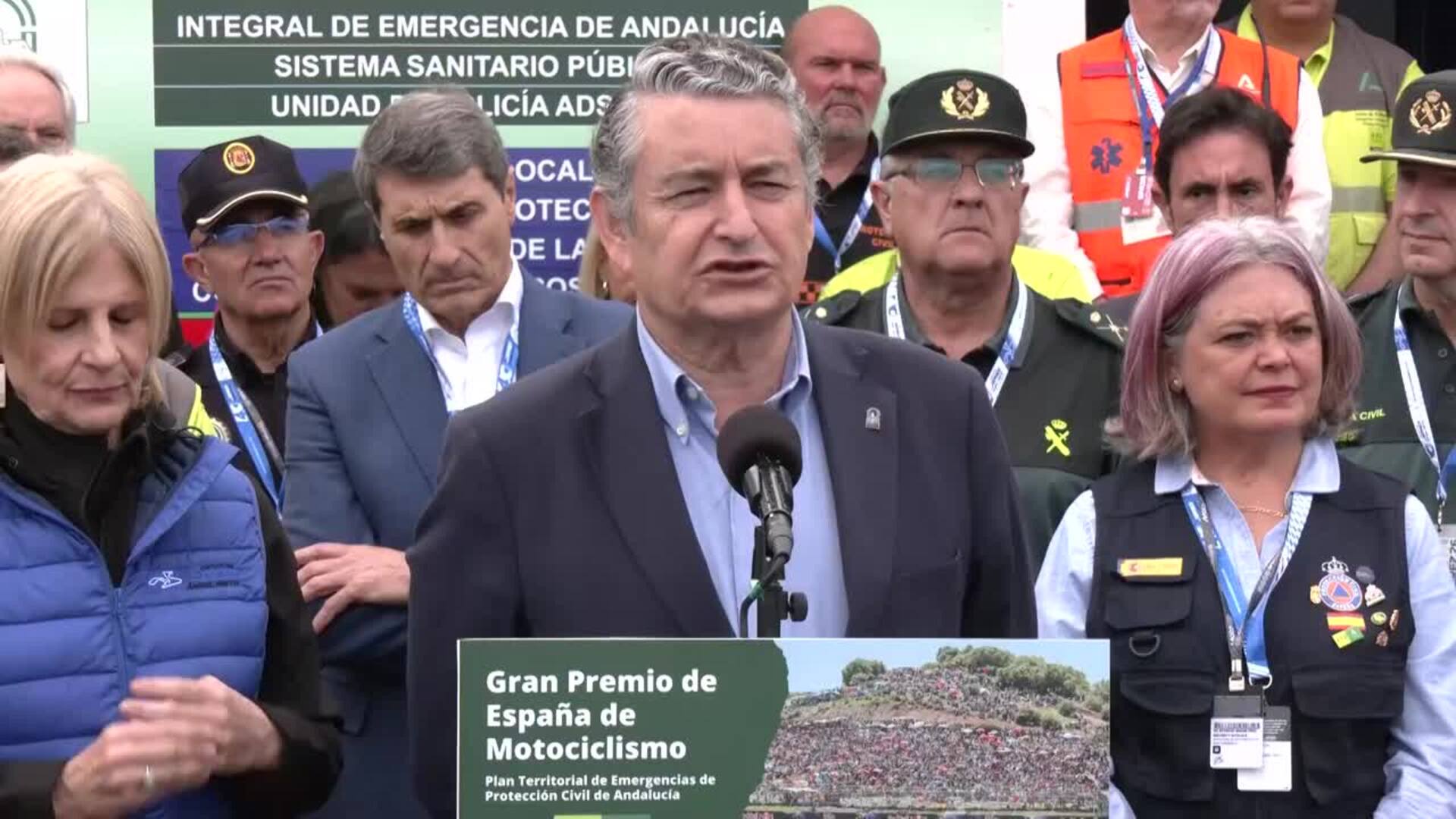 Activado el Plan de Emergencias para garantizar la seguridad en el Gran Premio de MotoGP Jerez
