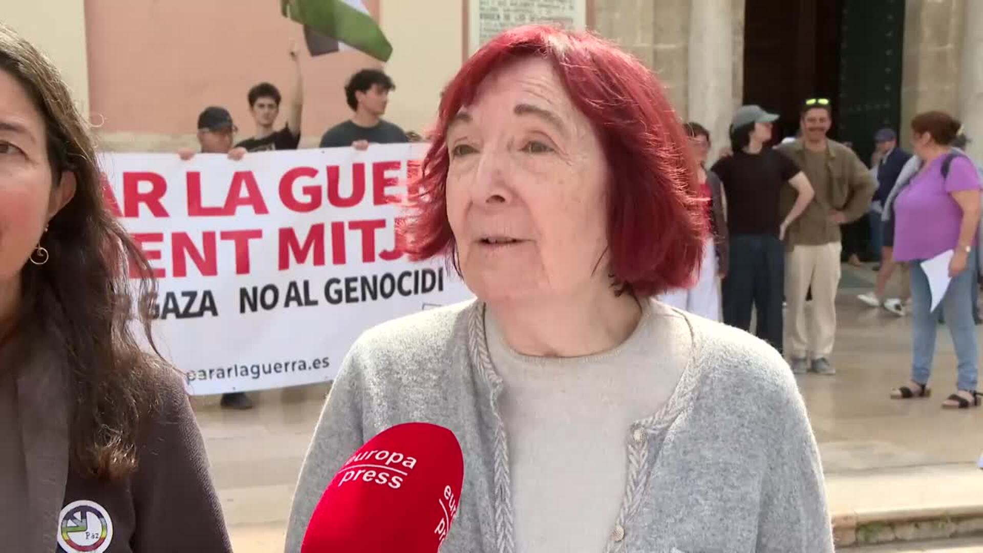 Una concentración en València con el mensaje “No olvidar Gaza” pide un alto el fuego definitivo