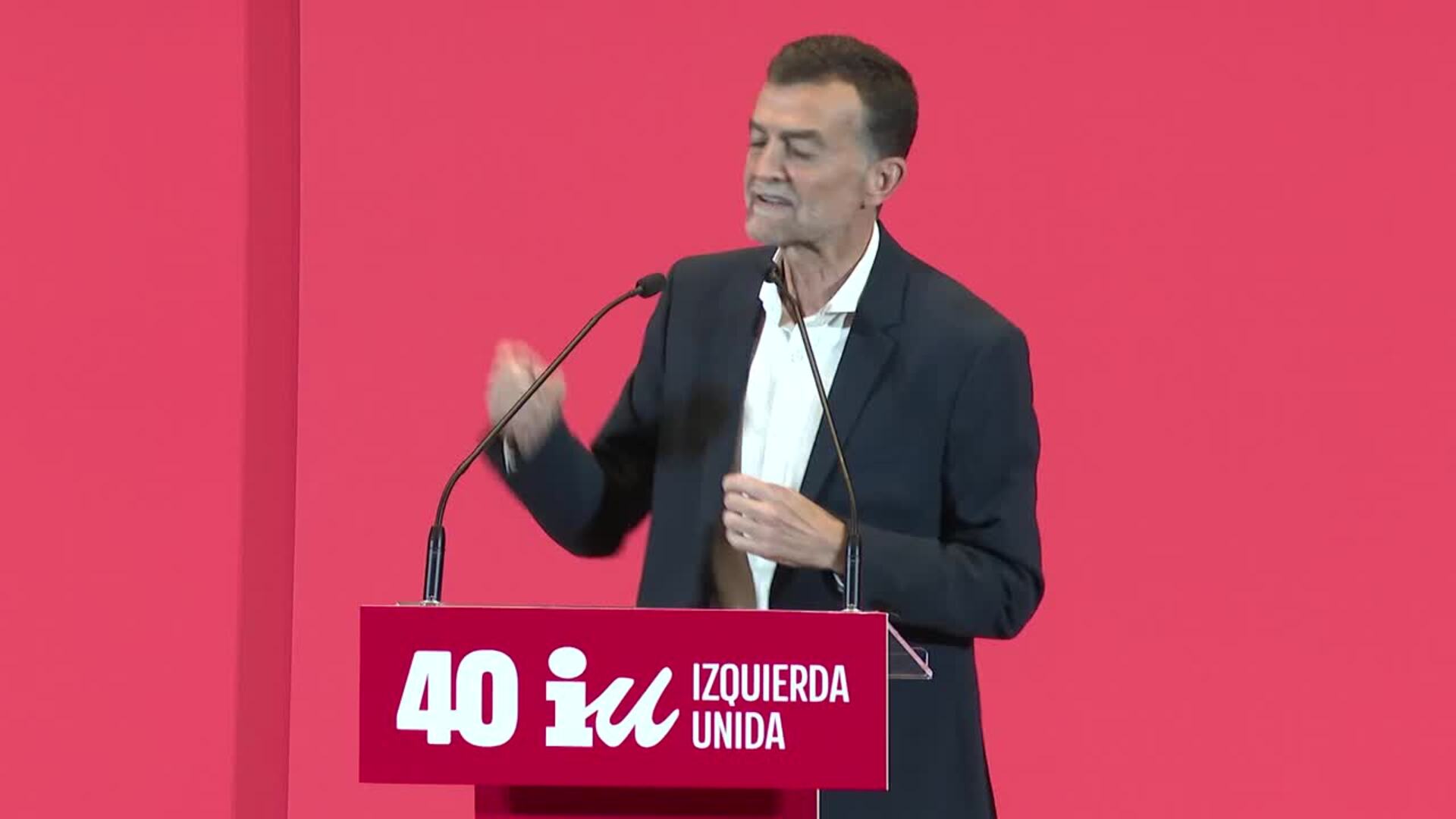 IU reivindica su papel de anticipación y pide frente de izquierdas para parar el fascismo