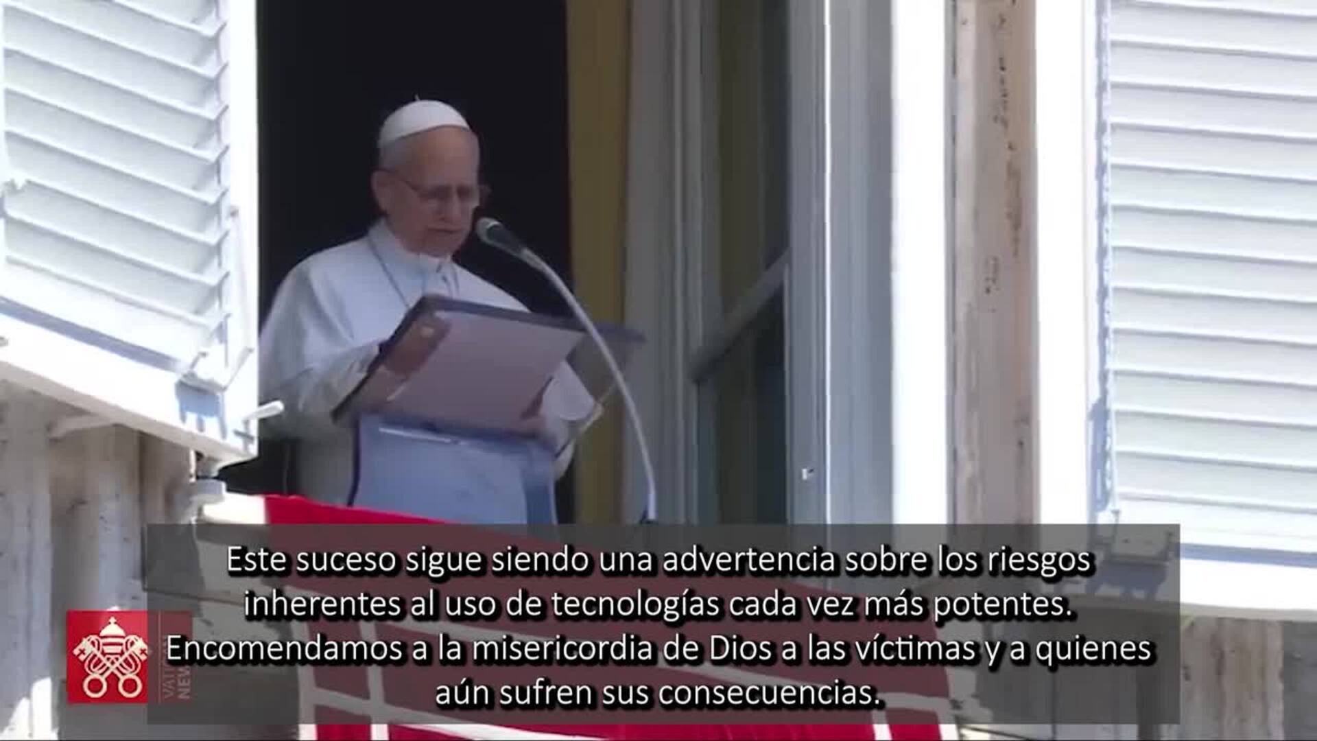 El Papa pide que el uso de la energía nuclear esté "al servicio de la vida y la paz"