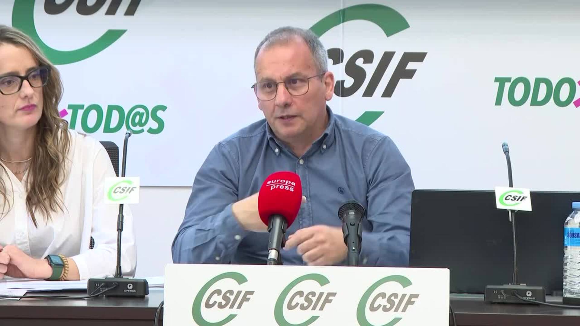 CSIF denuncia la falta de inversión y la alta interinidad en el sistema educativo en España
