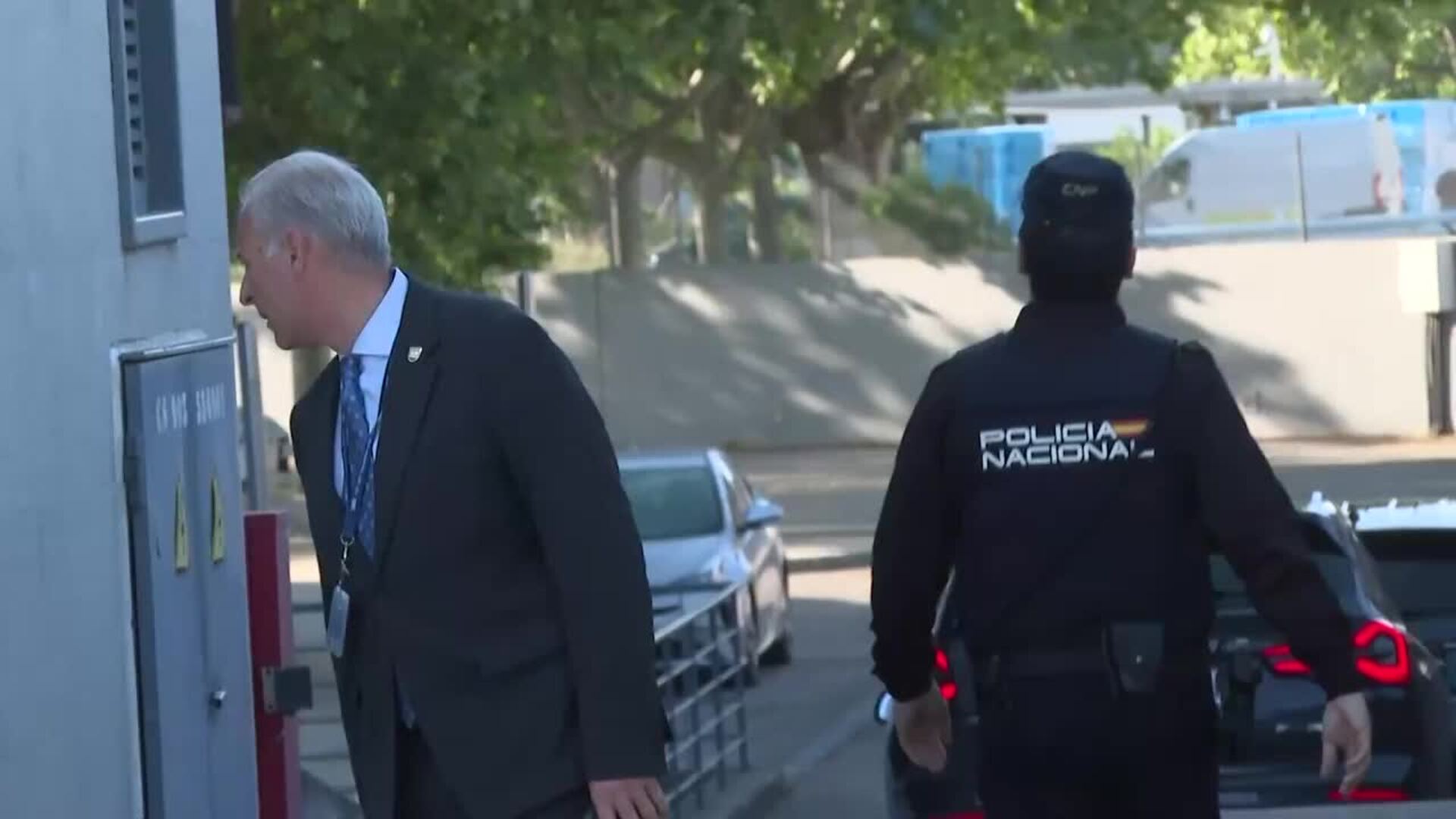 Jordi Pujol llega a la Audiencia Nacional para someterse a un reconocimiento antes de declarar