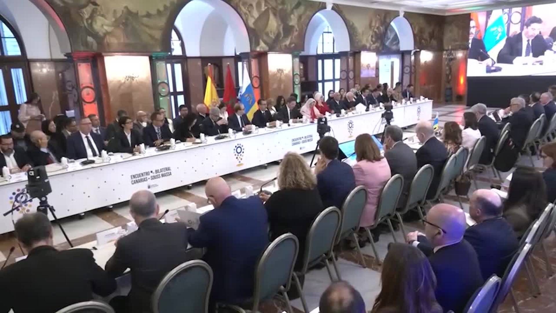 Reunión plenaria entre las delegaciones de Canarias y Souss Massa