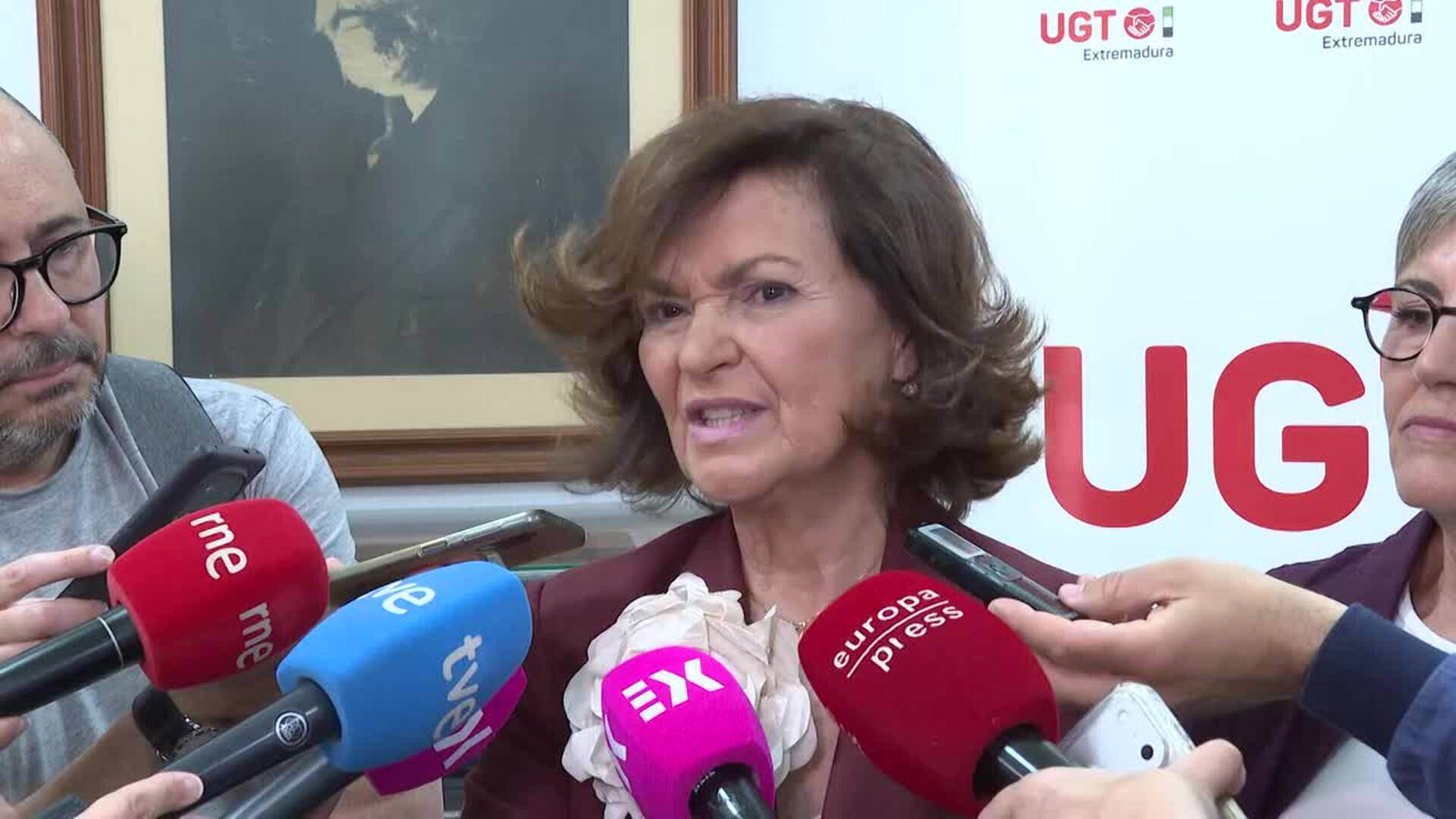 Calvo apela al Estado de Derecho para combatir el "aterrador" principio de prioridad nacional