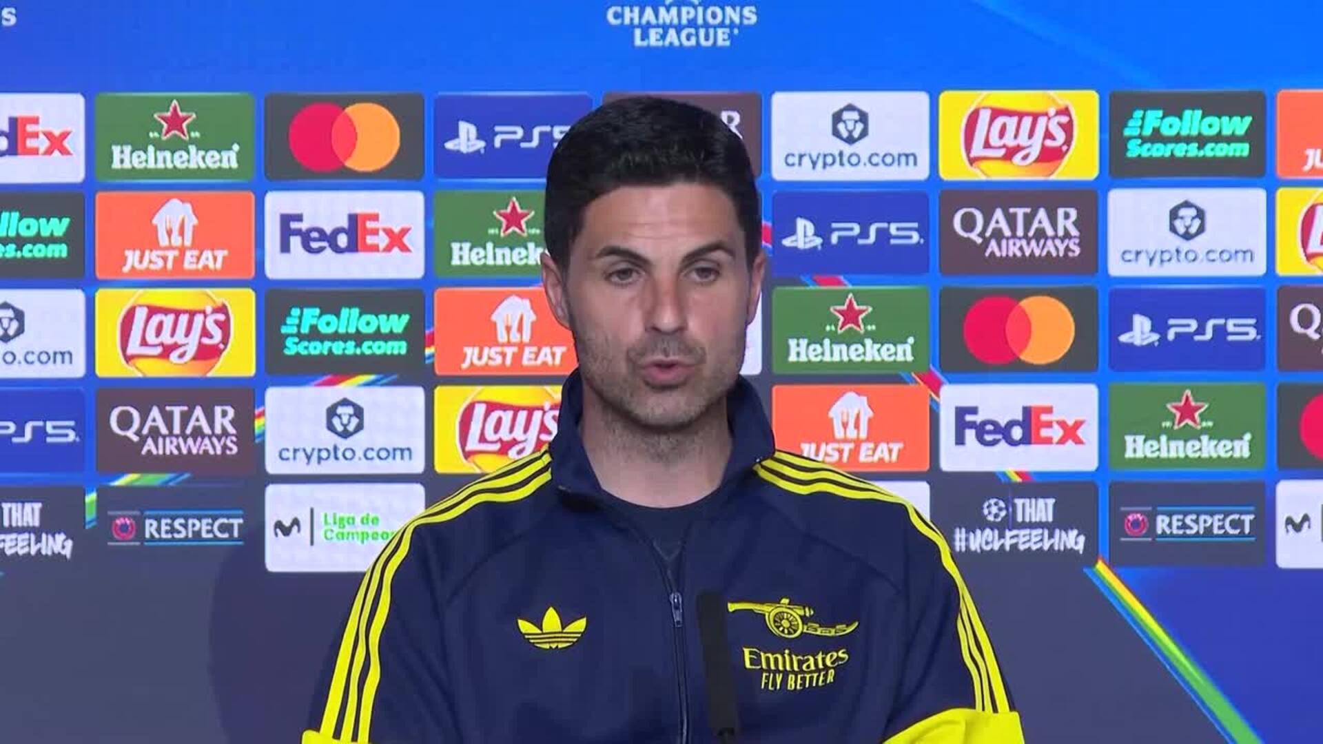 Mikel Arteta: "Simeone es un referente absoluto"