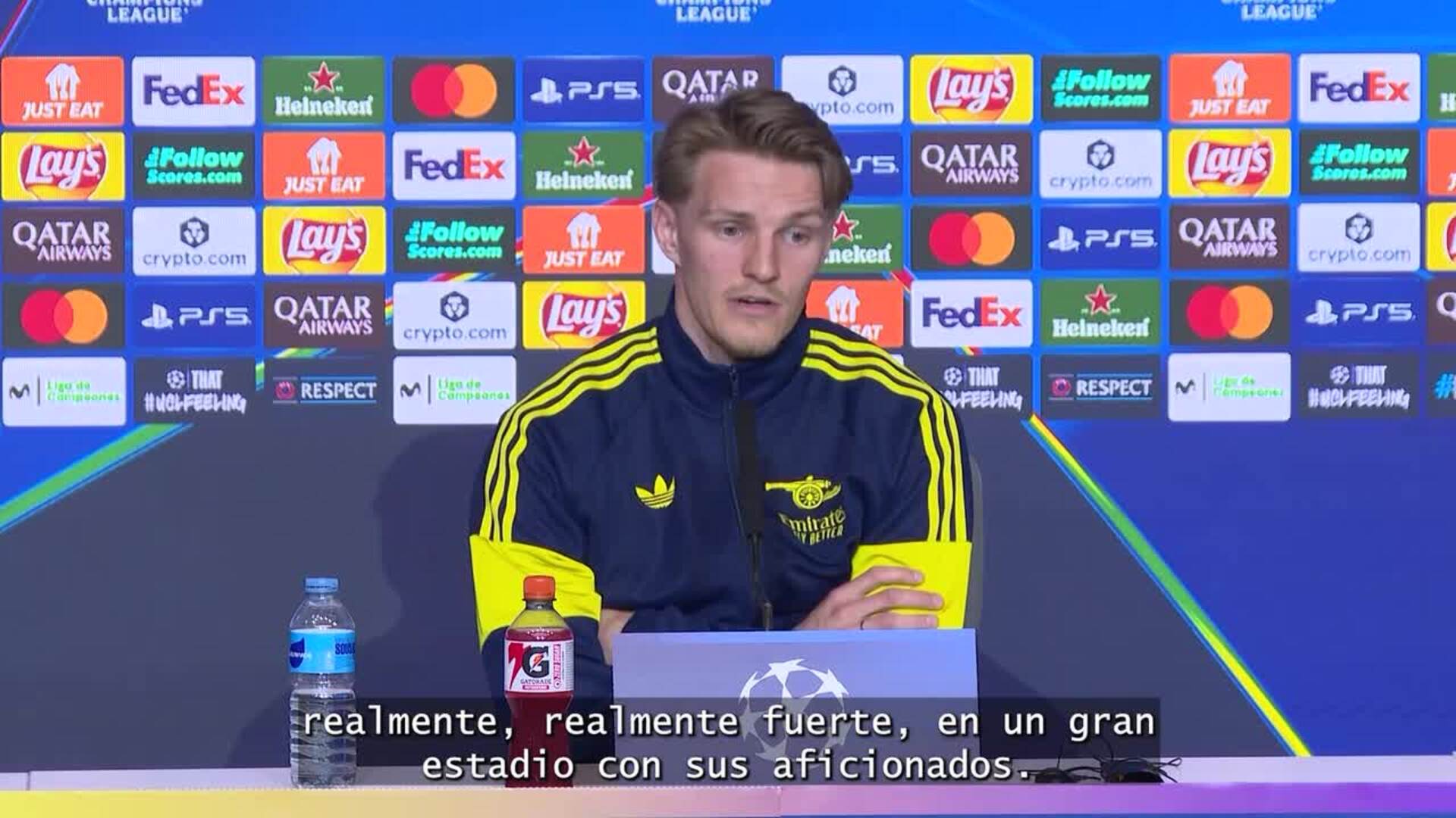 Odegaard: "En partidos como este, el Atlético siempre está dispuesto a darlo todo"