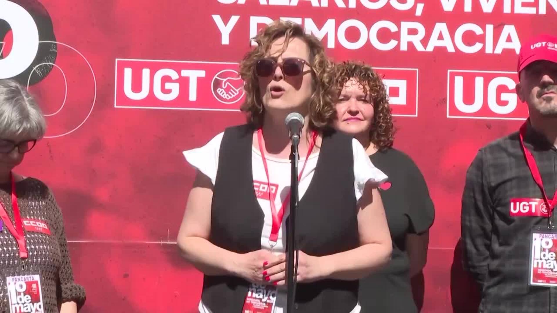 Madrid y Málaga salen a la calle en el Día del Trabajador para reclamar "más derechos"