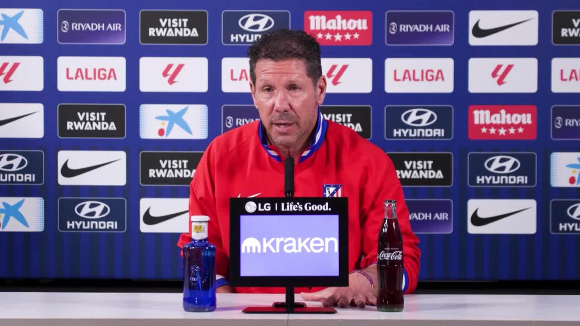 Simeone: "La ilusión siempre está alta y la fe, más alta todavía"