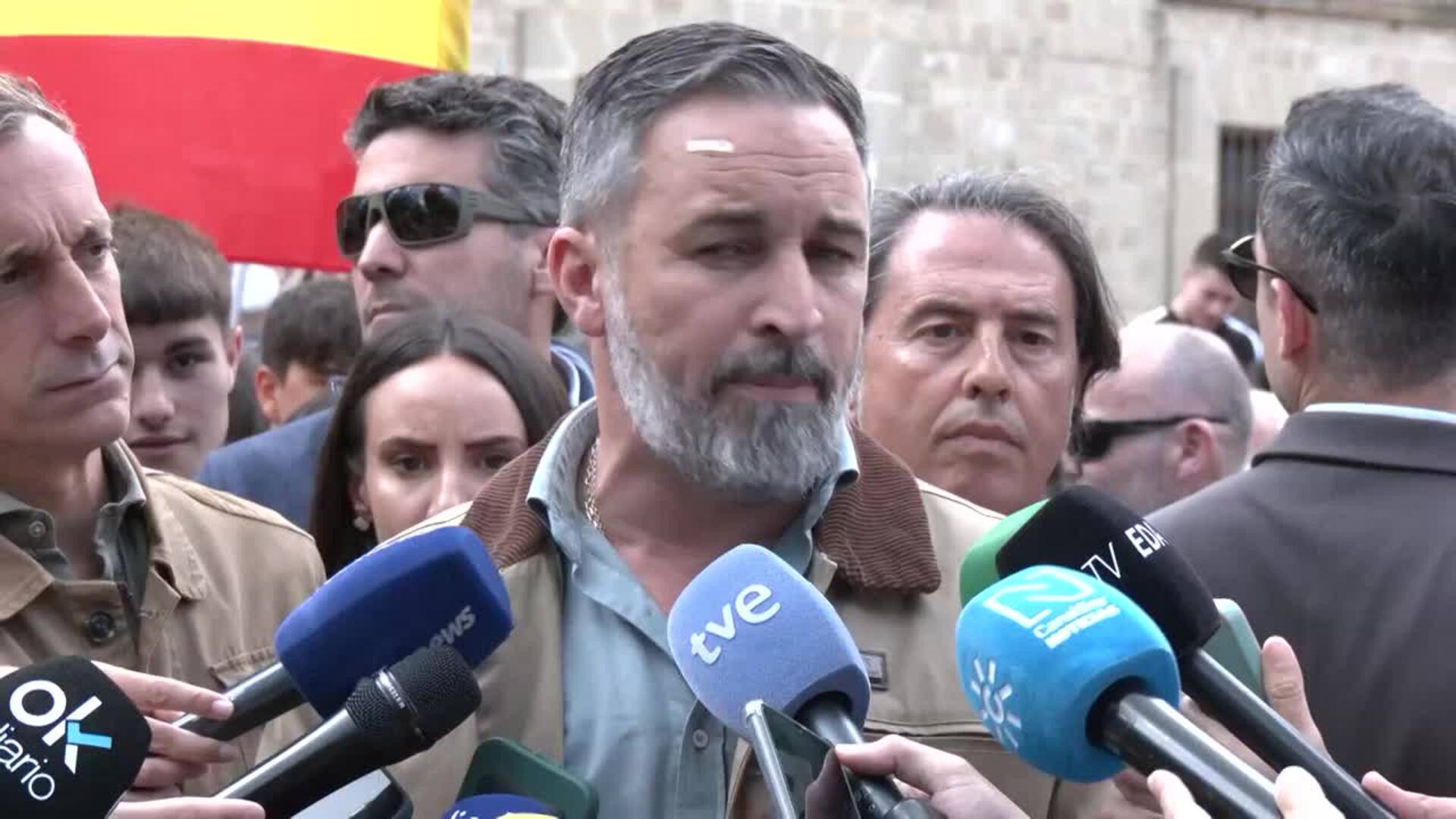 Abascal ubica a Sánchez como "el número uno" del 'caso Koldo'